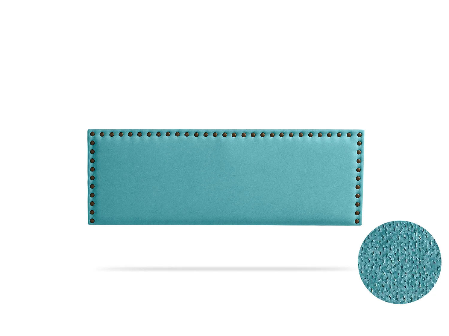 Hoofddeel Bekleed MODENA Acualine 115x55x8 cm - Turkoois - Moonia