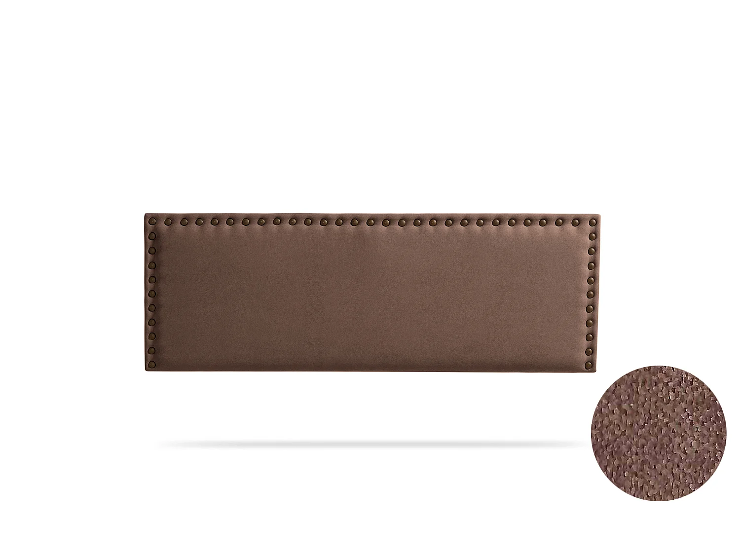 Hoofddeel Bekleed MODENA Acualine 115x55x8 cm - Chocolade - Moonia