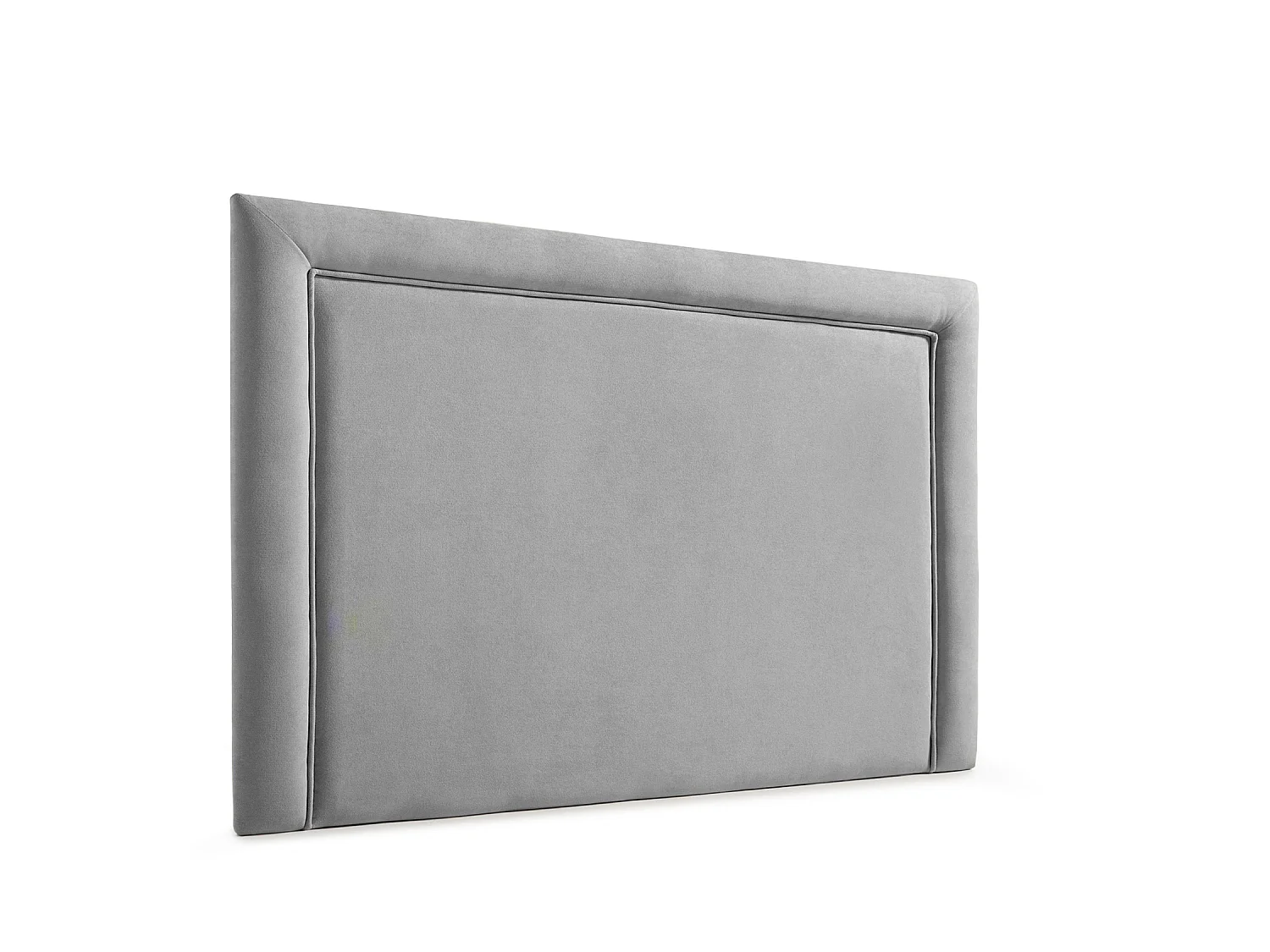Cabeceira Estofada REGINA Aqualine 190x115x5 cm - Cinzento Claro - Moonia