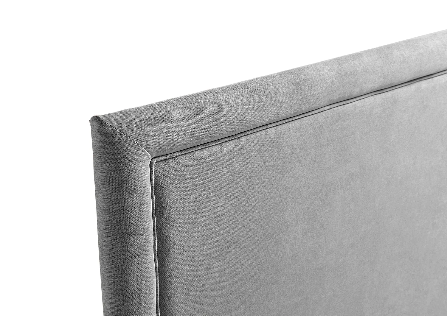 Cabeceira Estofada REGINA Aqualine 190x115x5 cm - Cinzento Claro - Moonia