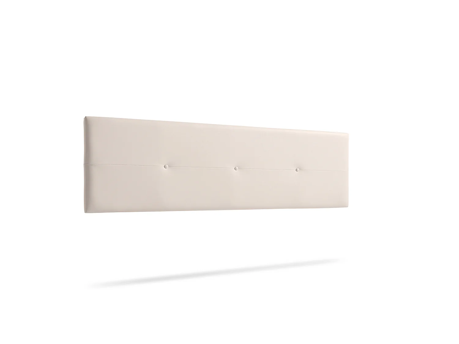 Hoofddeel Bekleed NAPOLI Kunstleer 130x50x5 cm - BEIGE - Moonia