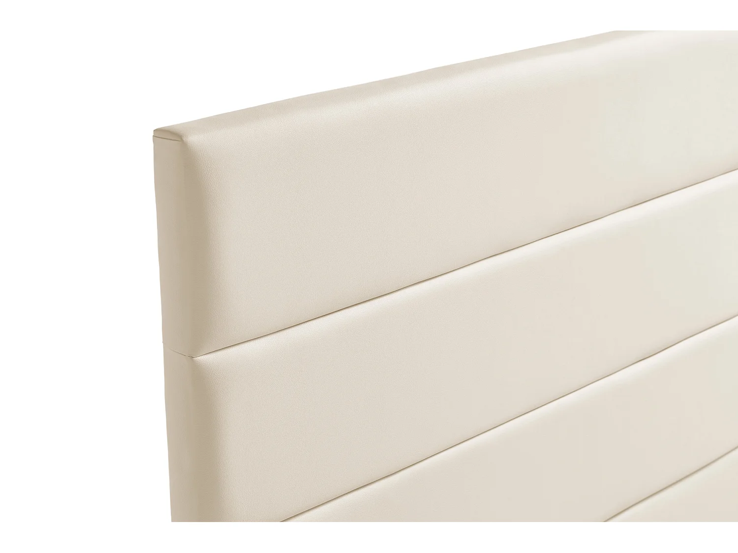 Cabeceira Estofada GENOVA Pele Sintética 100x120x8 cm - Dourado - Moonia