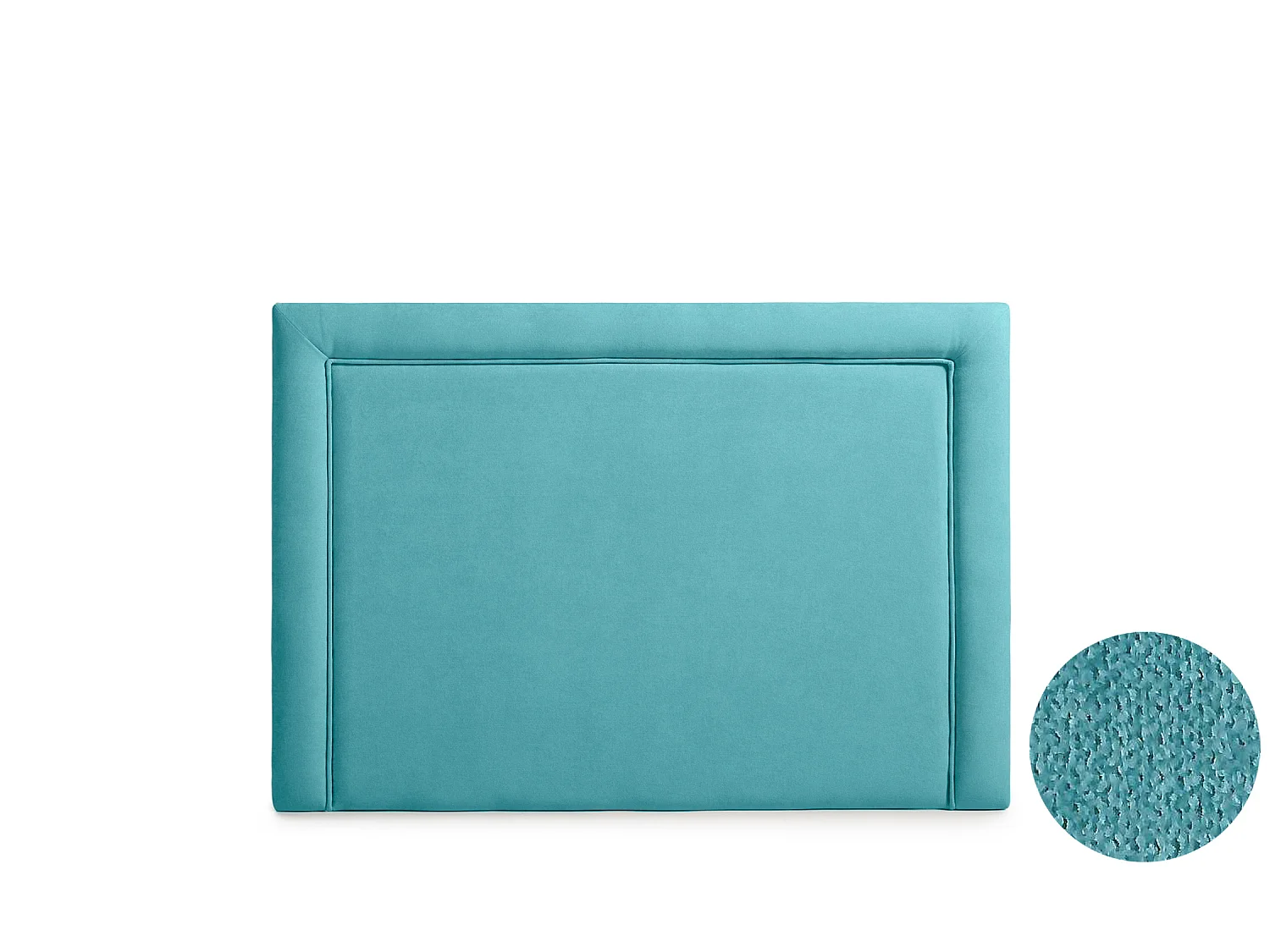 Cabeceira Estofada REGINA Aqualine 170x115x5 cm - TURQUESA - Moonia