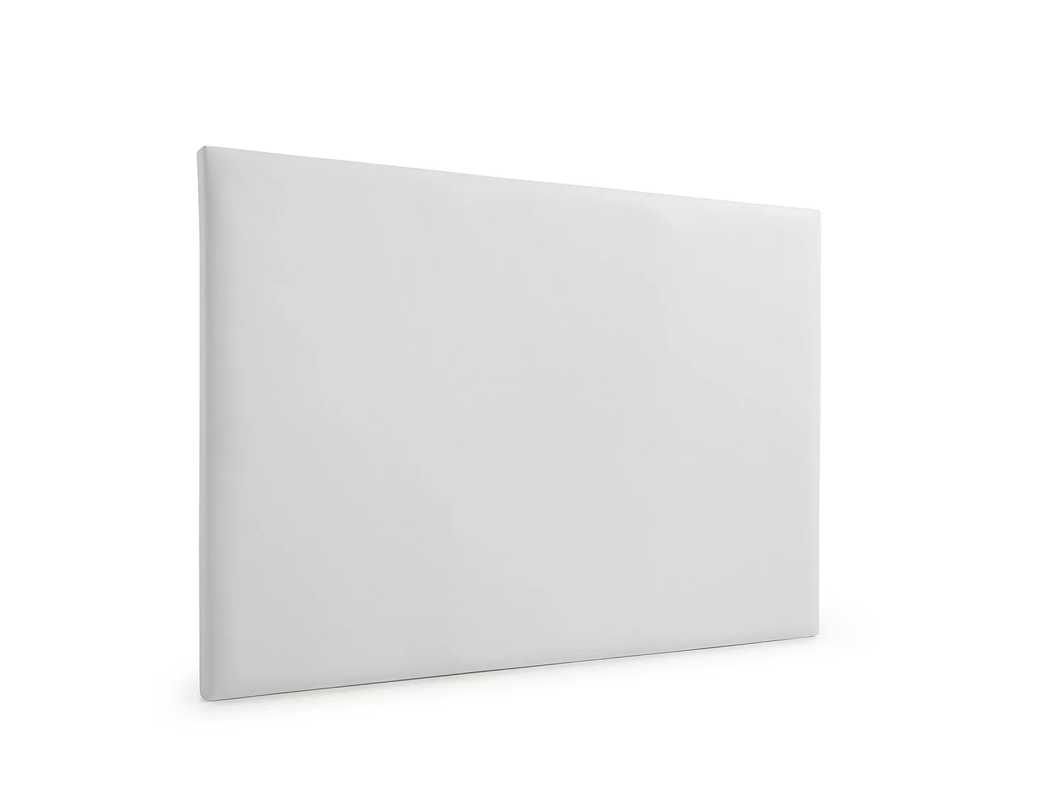 Cabeceira Estofada NEUS Pele Sintética 145x120x5 cm - BRANCO - Moonia