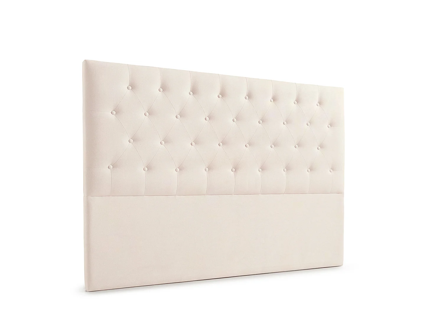 Cabeceira Estofada FERRARA Aqualine 160x120x8 cm - BEGE - Moonia