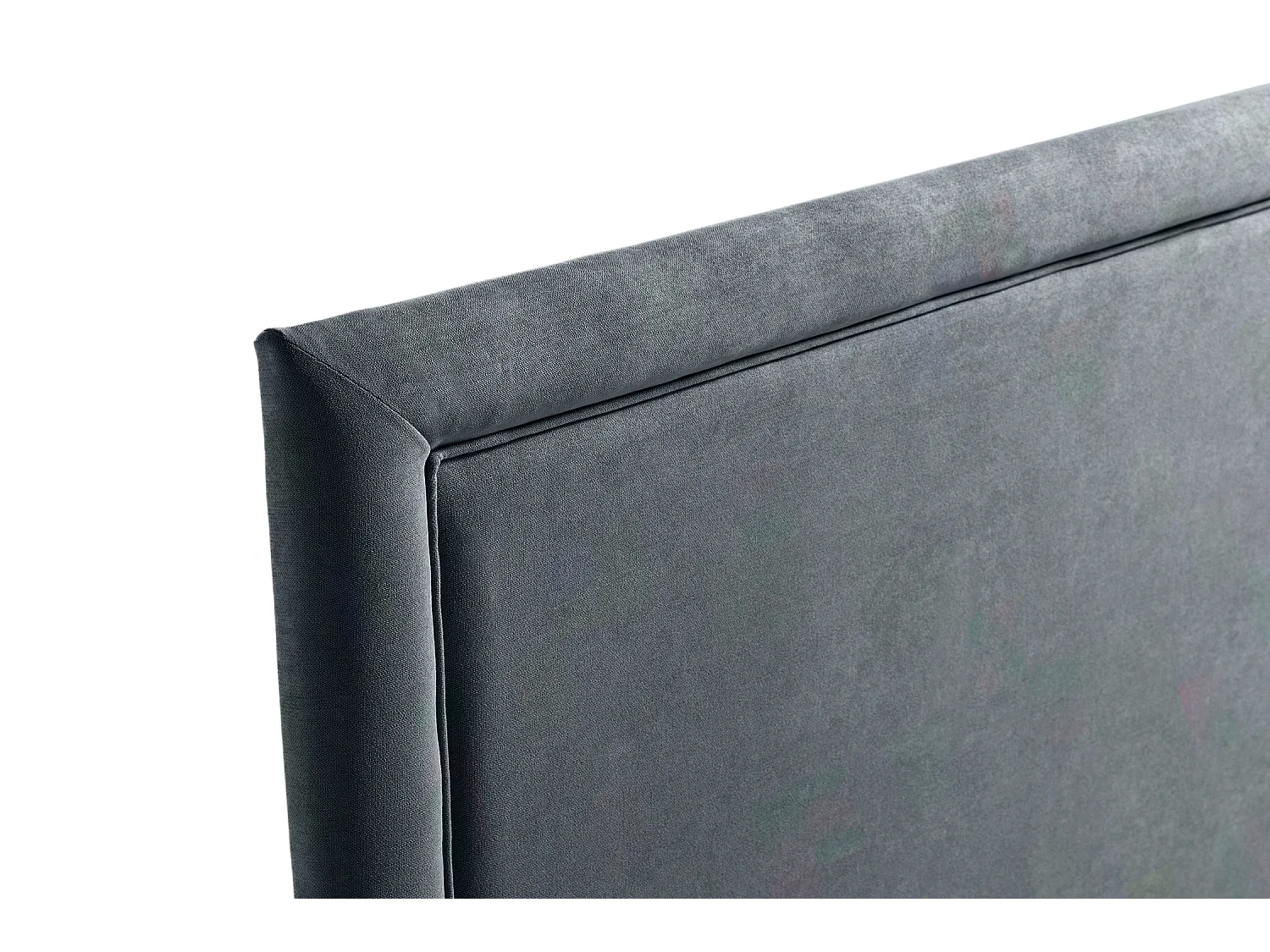 Cabeceira Estofada REGINA Aqualine 90x115x5 cm - CINZA ESCURO - Moonia