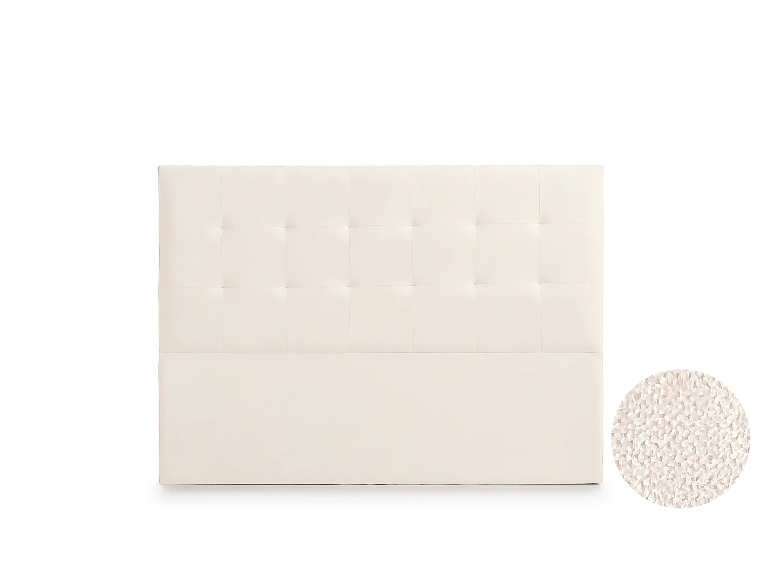 Cabeceira Estofada ATENEA Aqualine 170x120x8 cm - BEGE - Moonia