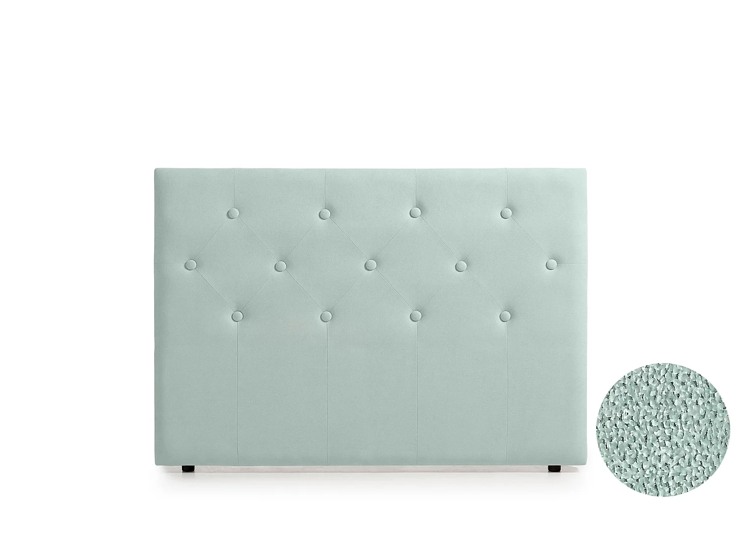 Cabeceira Estofada VICTORIA Aqualine 90x115x12 cm - TURQUESA - Moonia