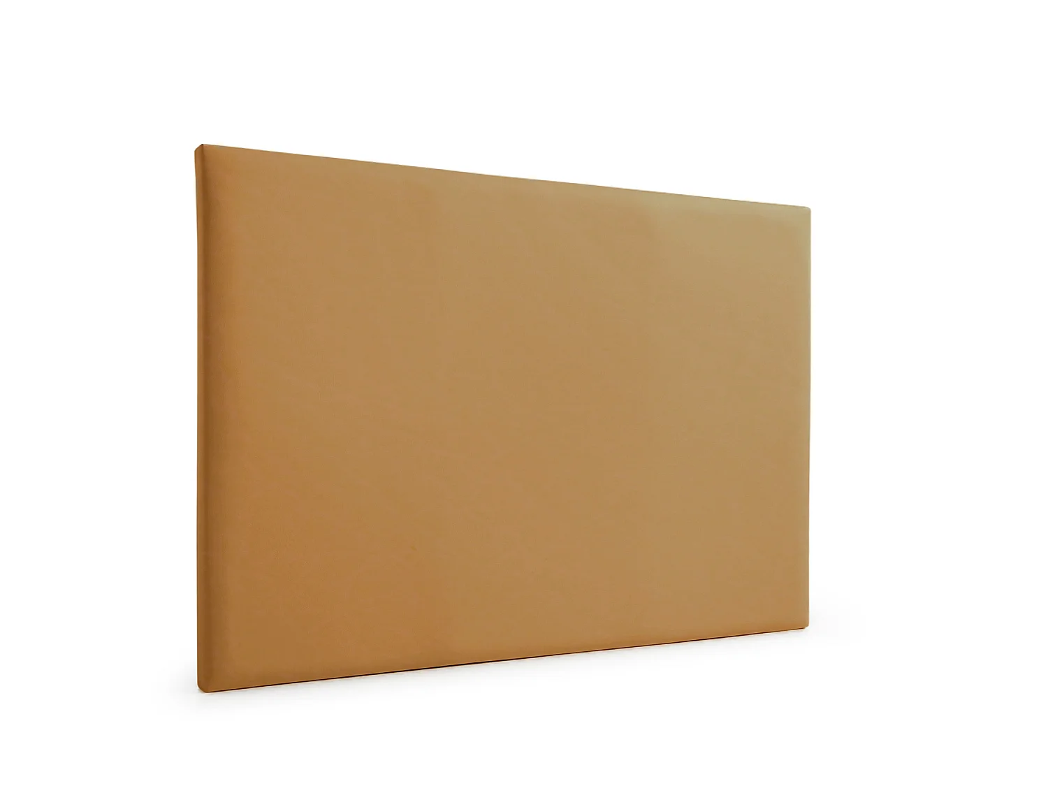 Cabeceira Estofada NEUS Pele Sintética 210x120x5 cm - Castanho Claro - Moonia