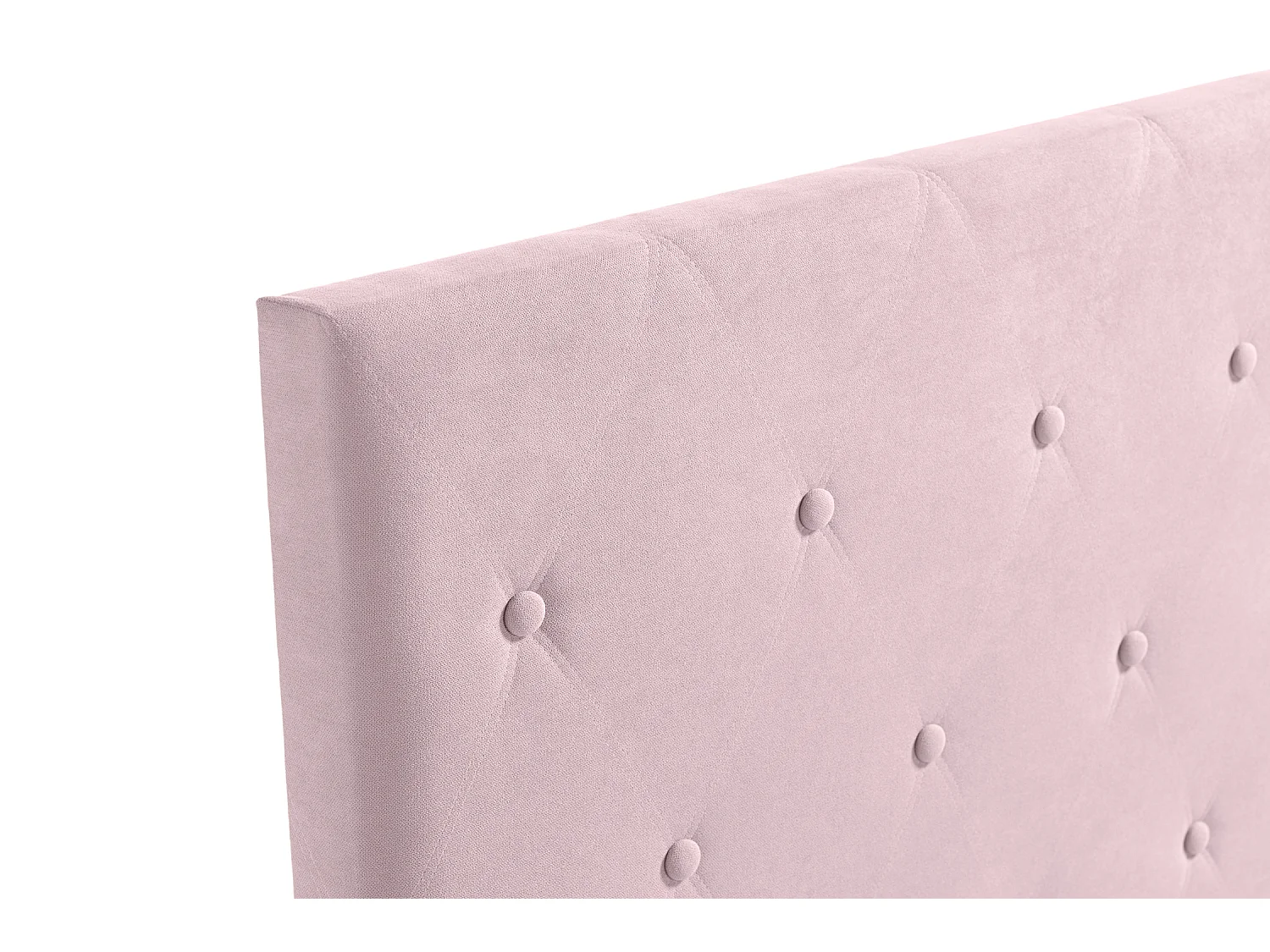 Cabeceira Estofada VENICE Aqualine 190x115x12 cm - Rosa Claro - Moonia