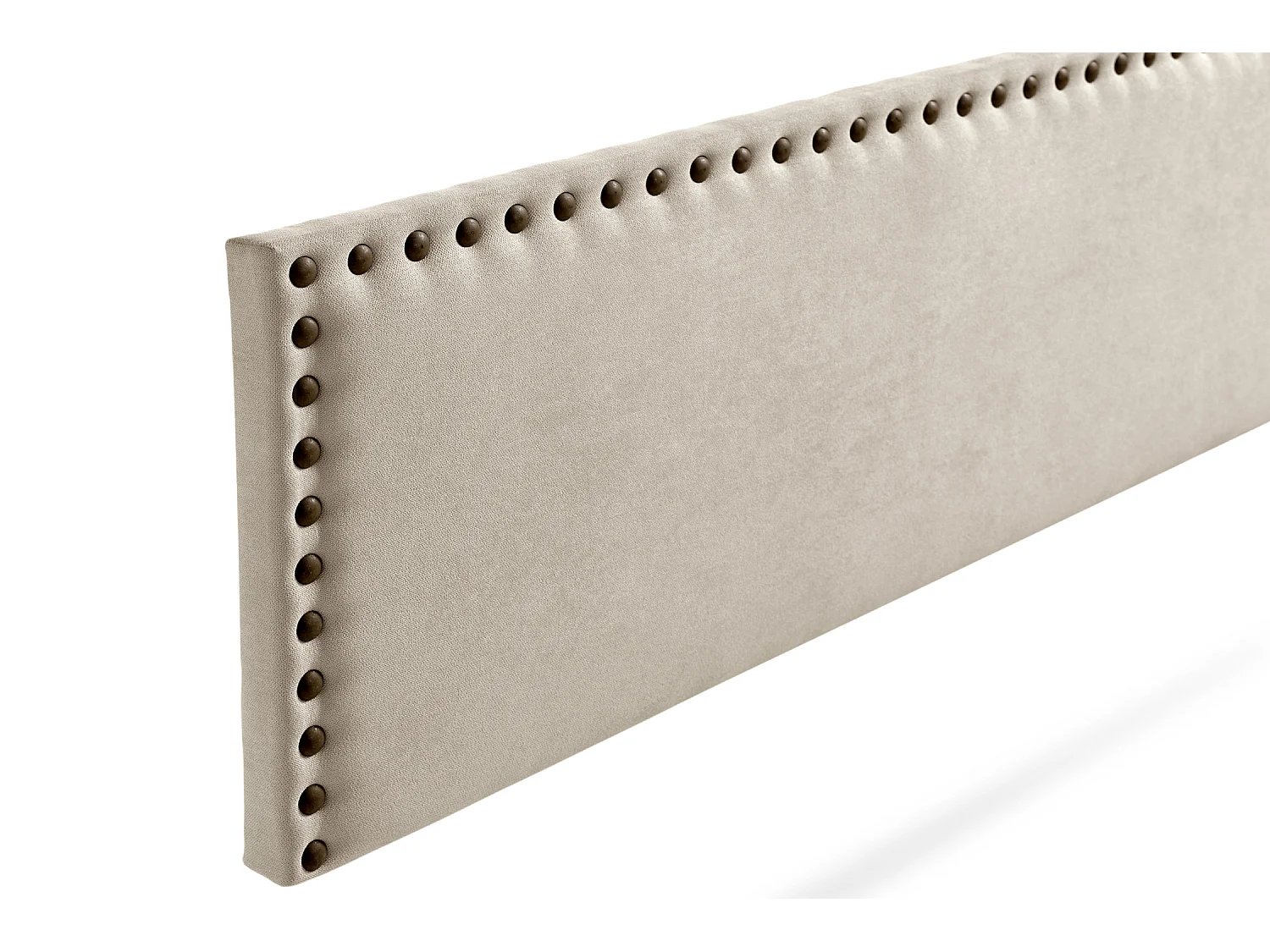 Hoofddeel Bekleed MODENA Acualine 145x55x8 cm - Geroosterd beige - Moonia