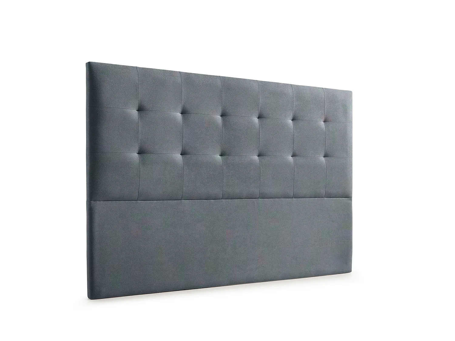 Cabeceira Estofada ATENEA Aqualine 170x120x8 cm - CINZA ESCURO - Moonia