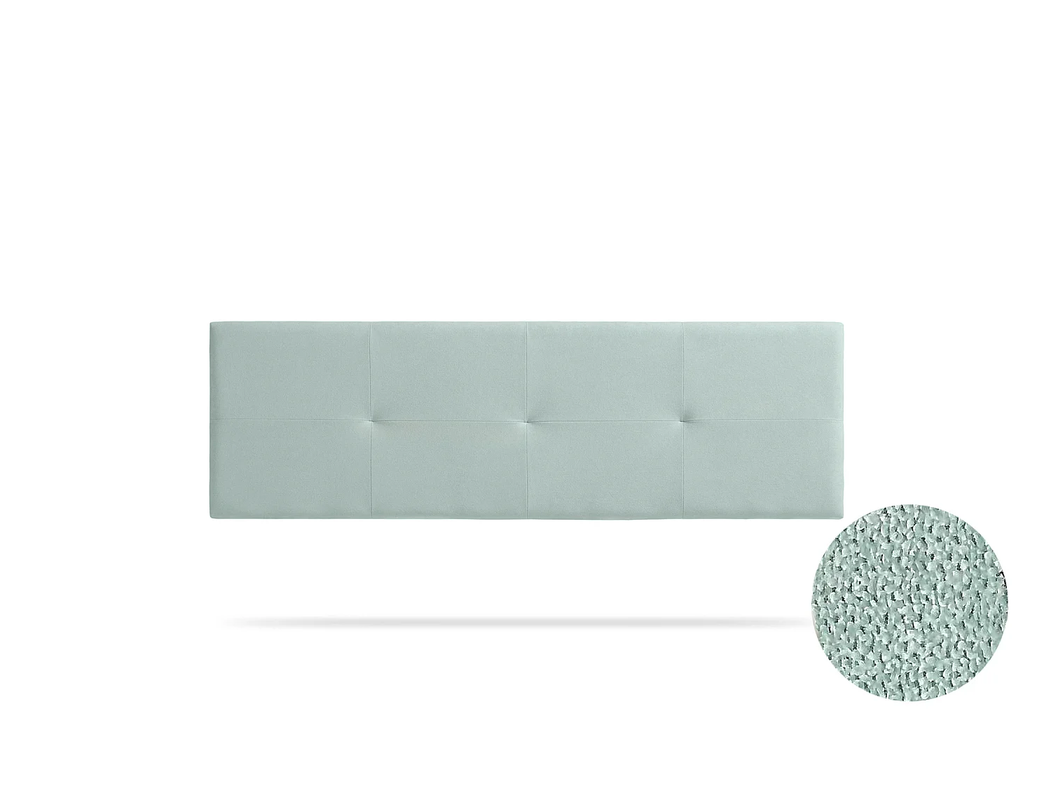 Cabeceira Estofada ALTEA Aqualine 190x50x5 cm - VERDE ÁGUA - Moonia