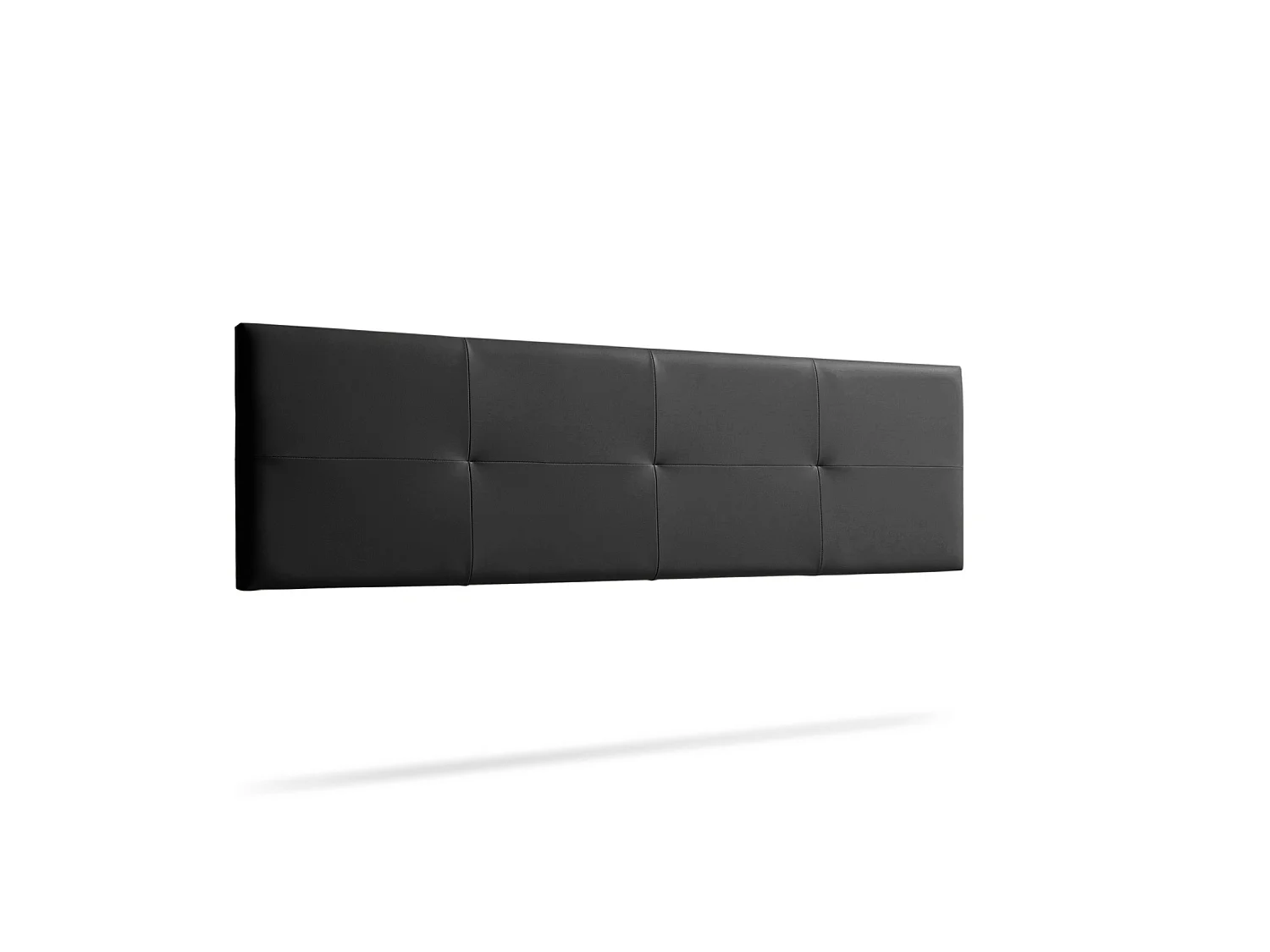 Hoofddeel Bekleed ALTEA Kunstleer 100x50x5 cm - Zwart - Moonia