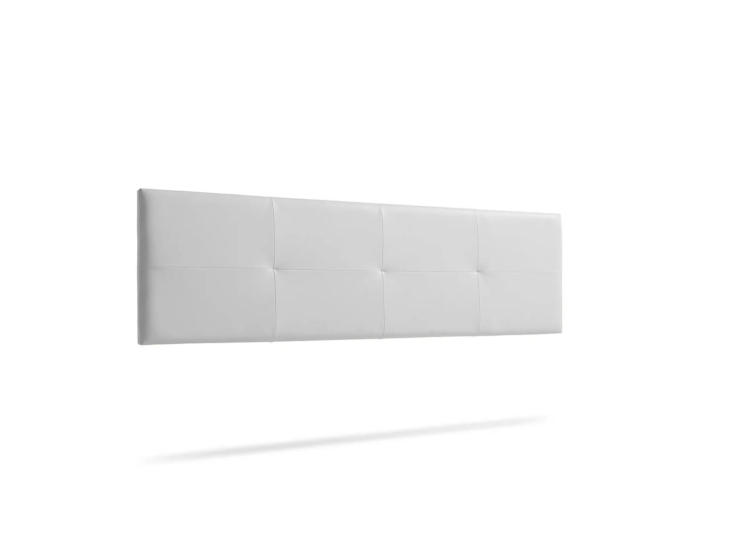 Hoofddeel Bekleed ALTEA Kunstleer 170x50x5 cm - Wit - Moonia