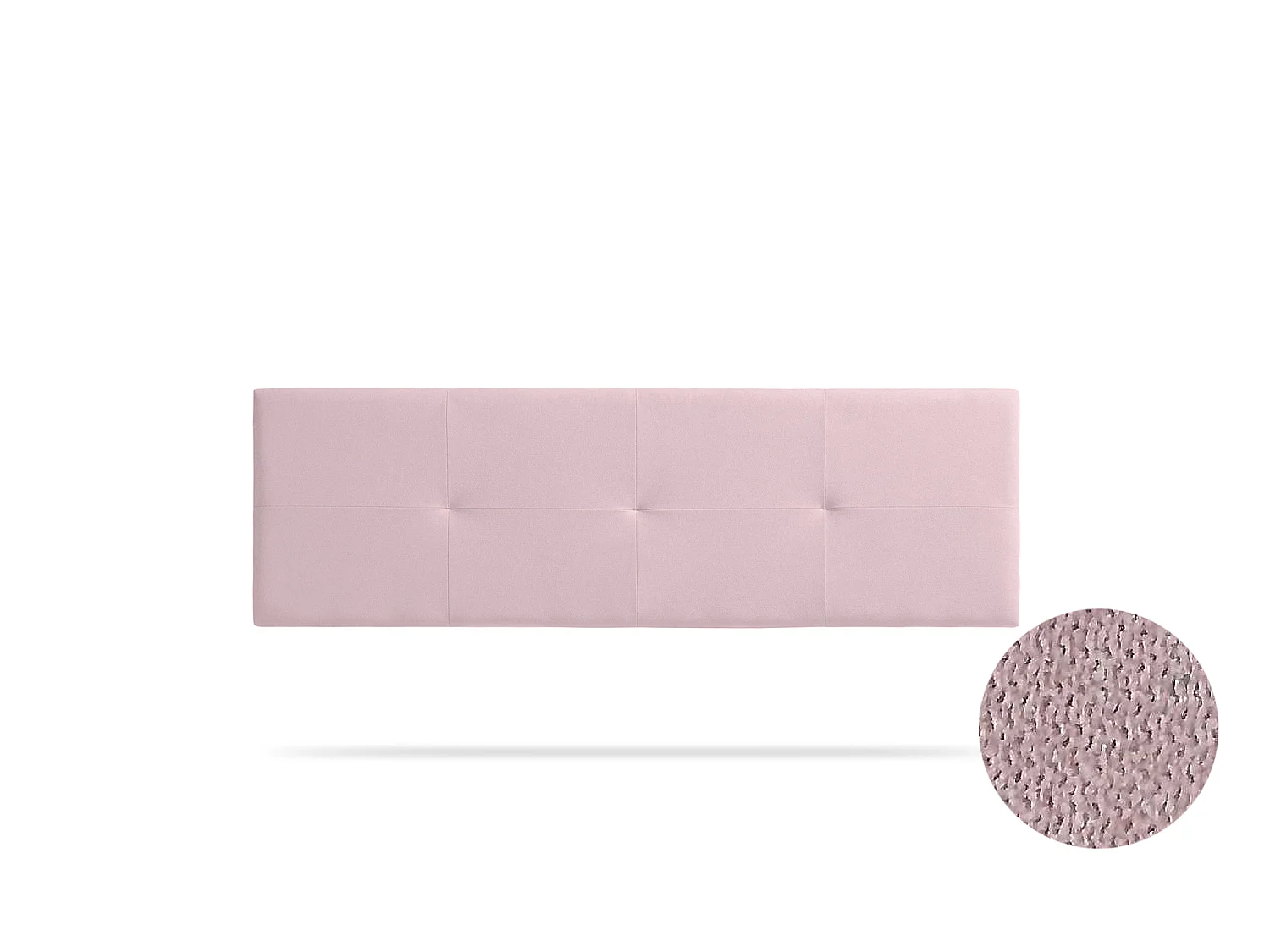 Cabeceira Estofada ALTEA Aqualine 220x50x5 cm - Rosa Claro - Moonia