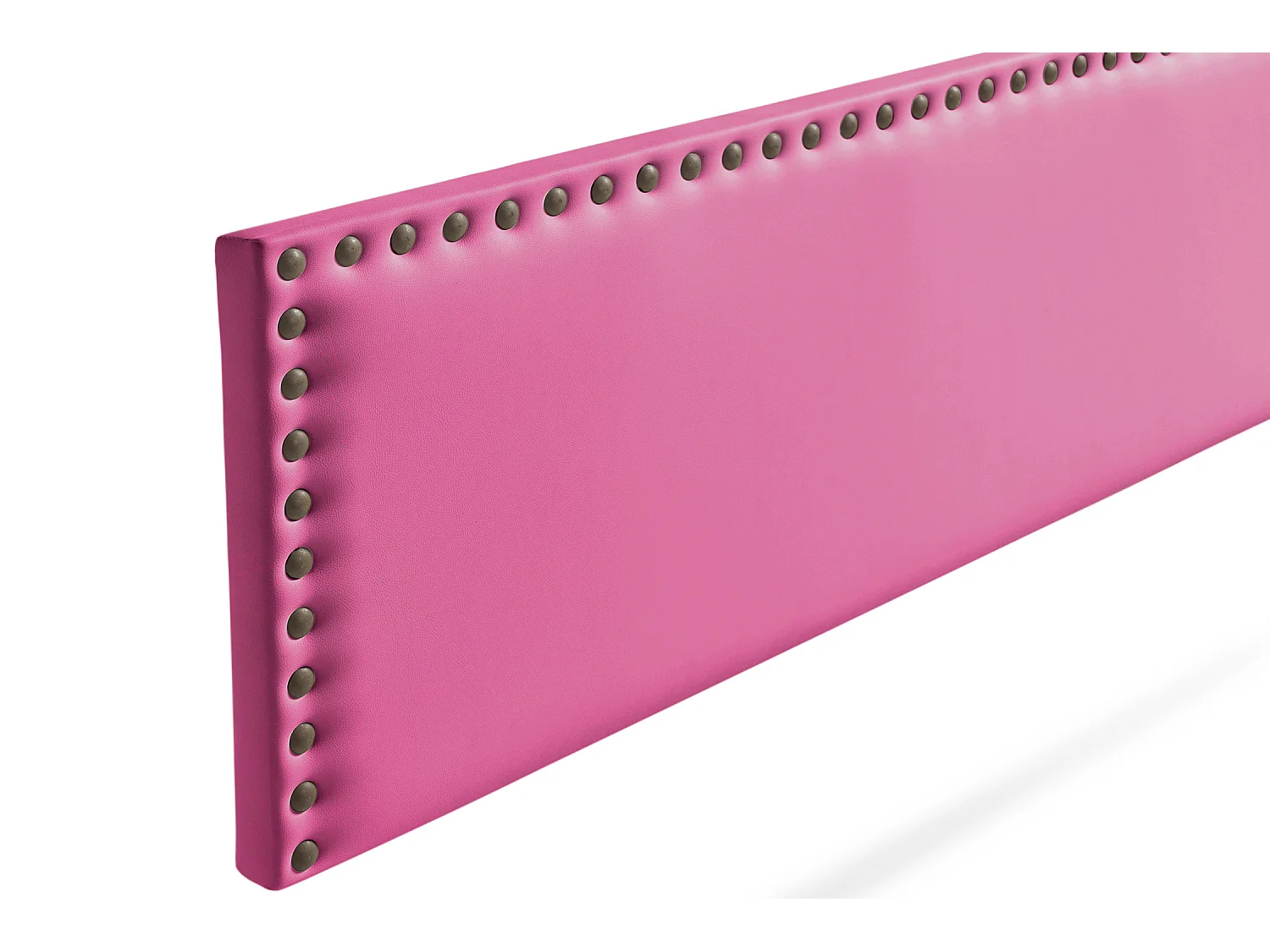 Hoofddeel Bekleed MODENA Kunstleer 90x55x8 cm - Roze - Moonia