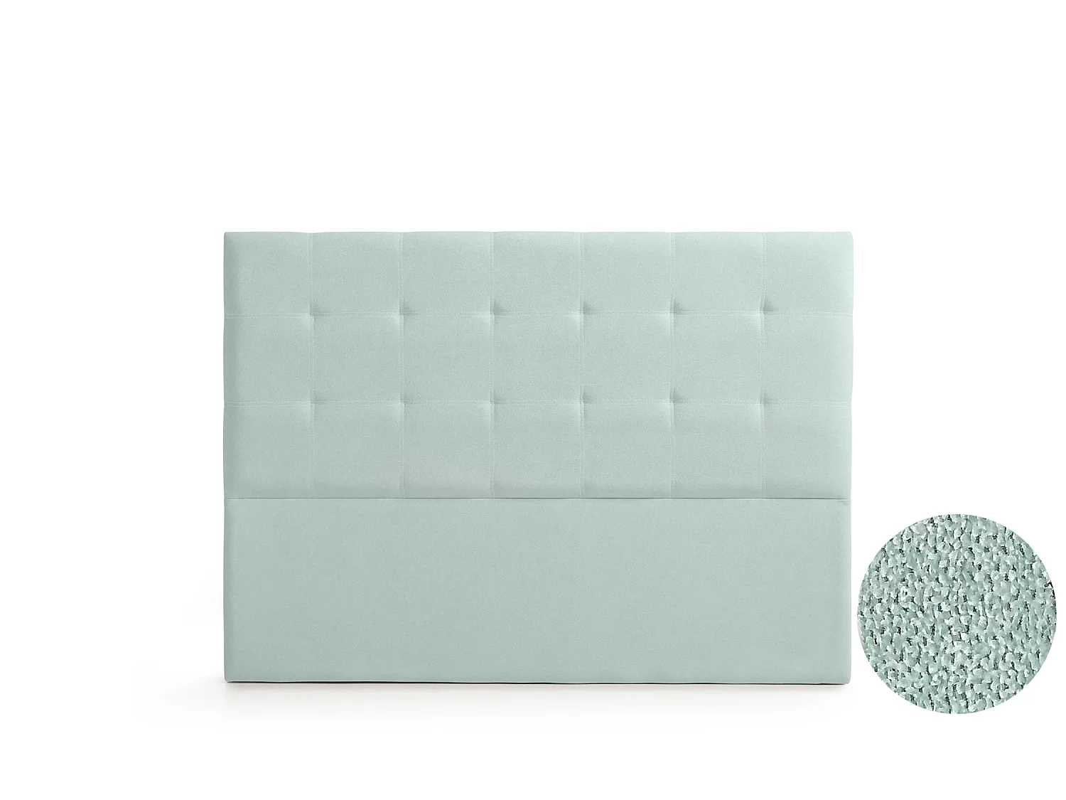 Cabeceira Estofada ASTORIA Aqualine 190x120x8 cm - VERDE ÁGUA - Moonia