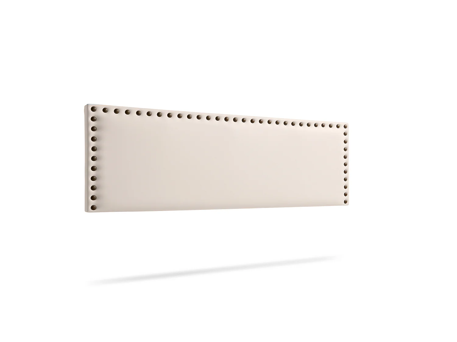 Hoofddeel Bekleed MODENA Kunstleer 90x55x8 cm - BEIGE - Moonia