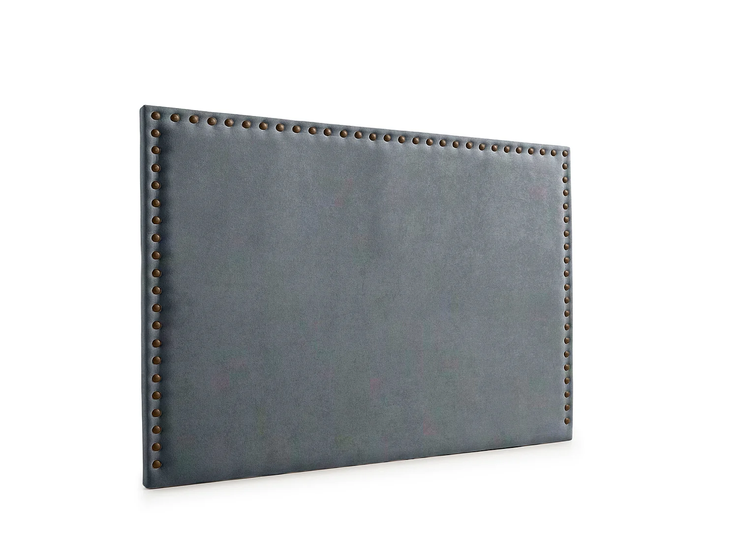 Cabeceira Estofada MODENA DUO Aqualine 170x120x8 cm - CINZA ESCURO - Moonia