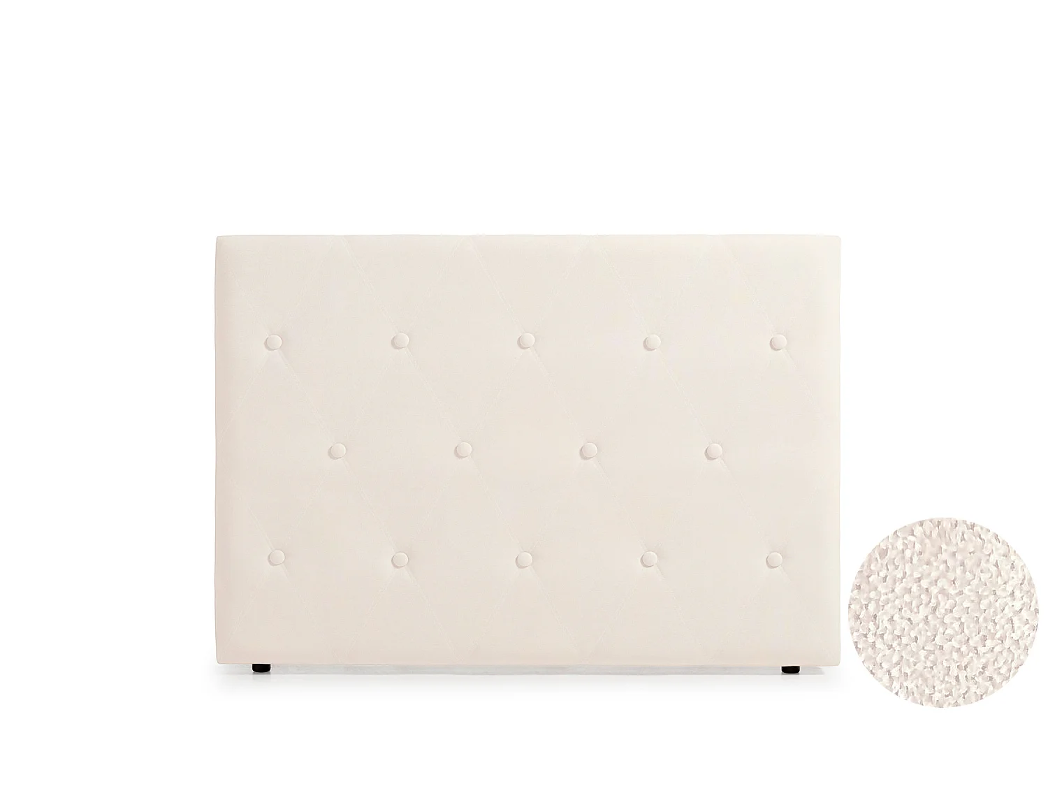 Cabeceira Estofada VENICE Aqualine 90x115x12 cm - Bege Torrado - Moonia
