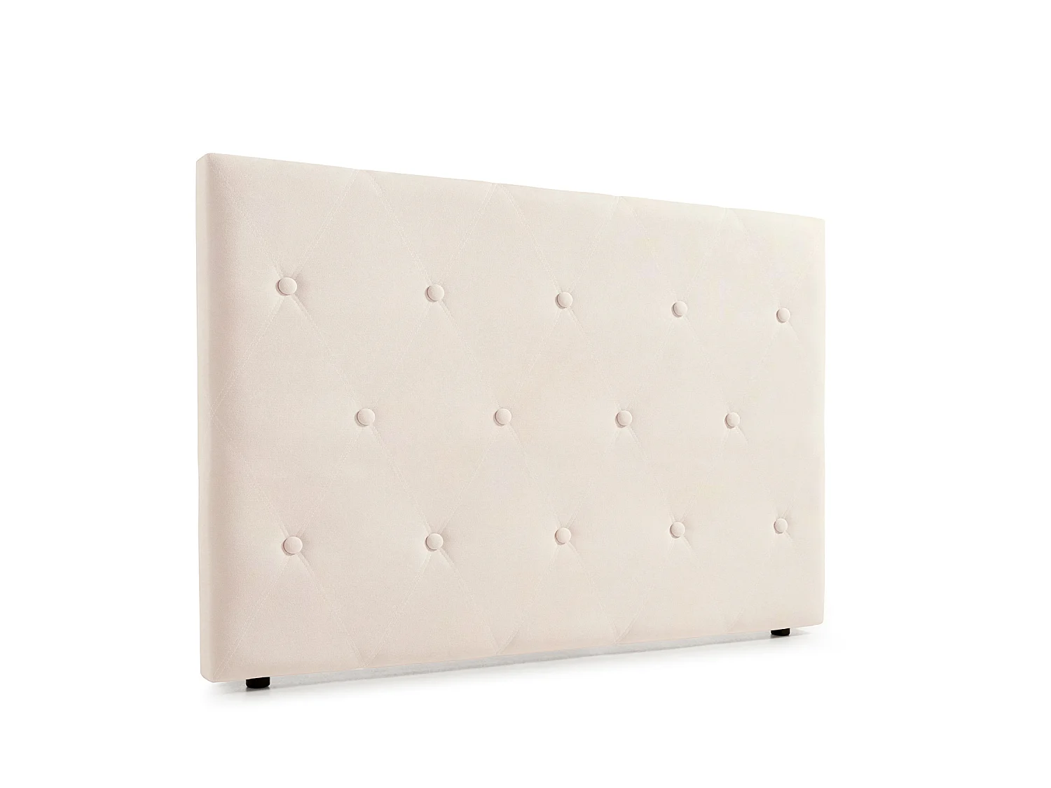 Cabeceira Estofada VENICE Aqualine 90x115x12 cm - Bege Torrado - Moonia