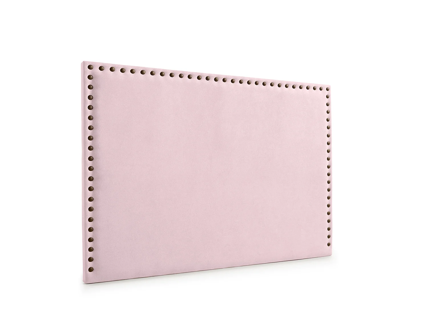 Cabeceira Estofada MODENA DUO Aqualine 100x120x8 cm - Rosa Claro - Moonia