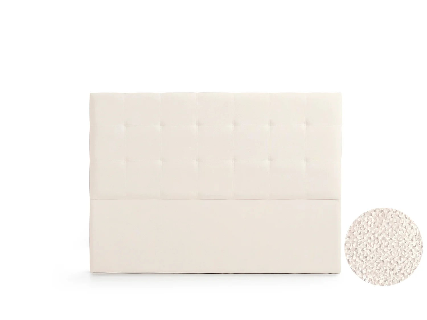 Cabeceira Estofada ASTORIA Aqualine 210x120x8 cm - BEGE - Moonia