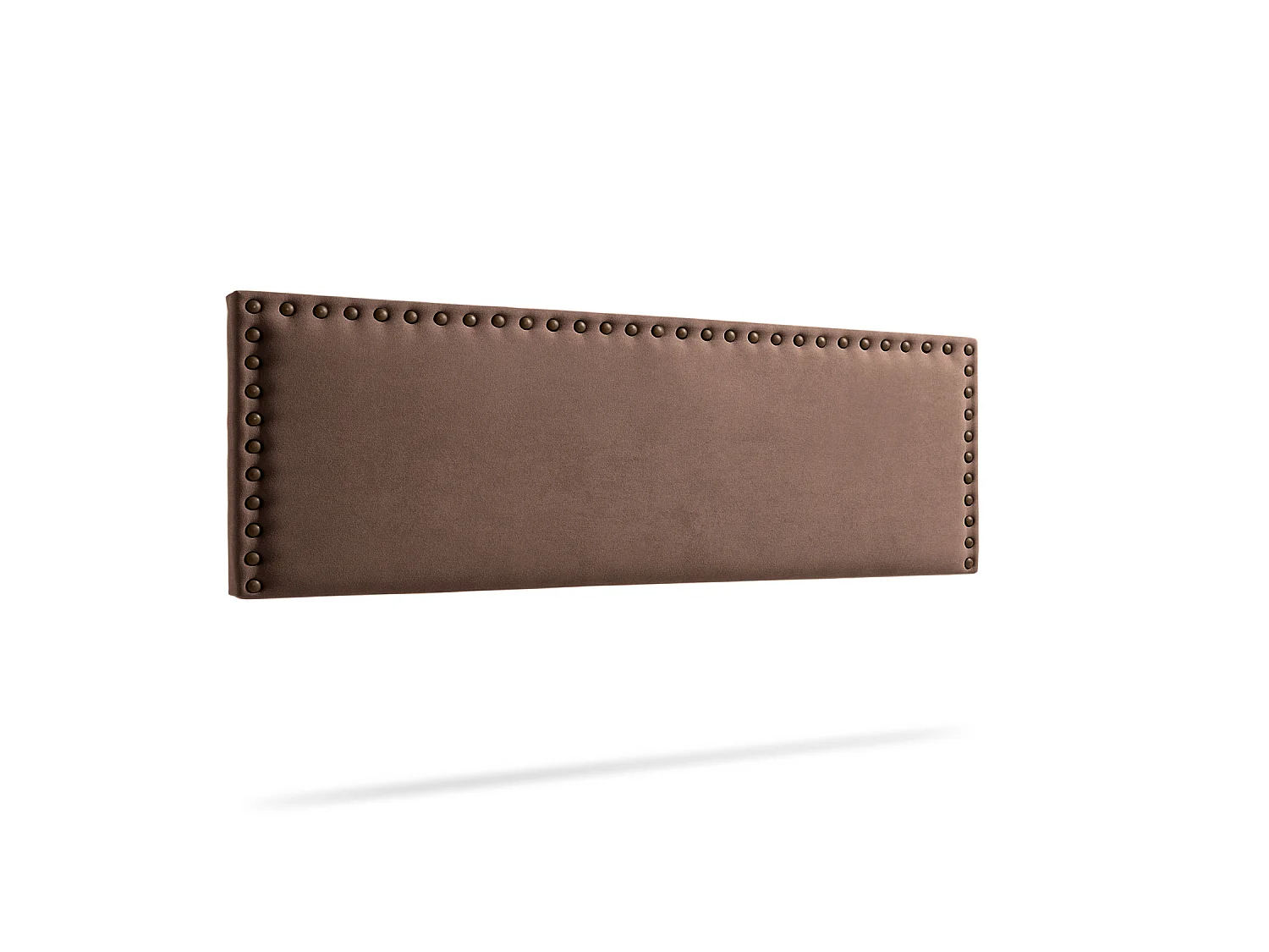 Hoofddeel Bekleed MODENA Acualine 145x55x8 cm - Chocolade - Moonia