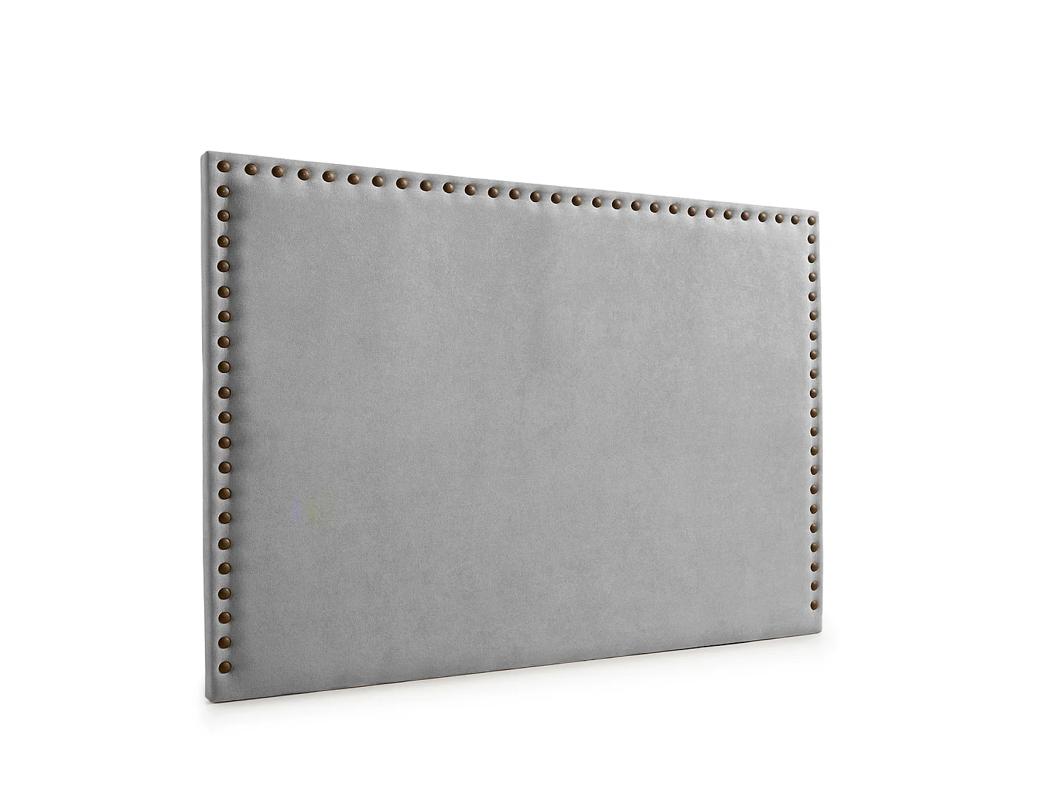 Cabeceira Estofada MODENA DUO Aqualine 100x120x8 cm - Cinzento Claro - Moonia