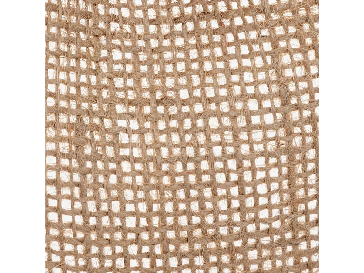Nœud Déco Noël en Jute "Givré" 24cm Naturel