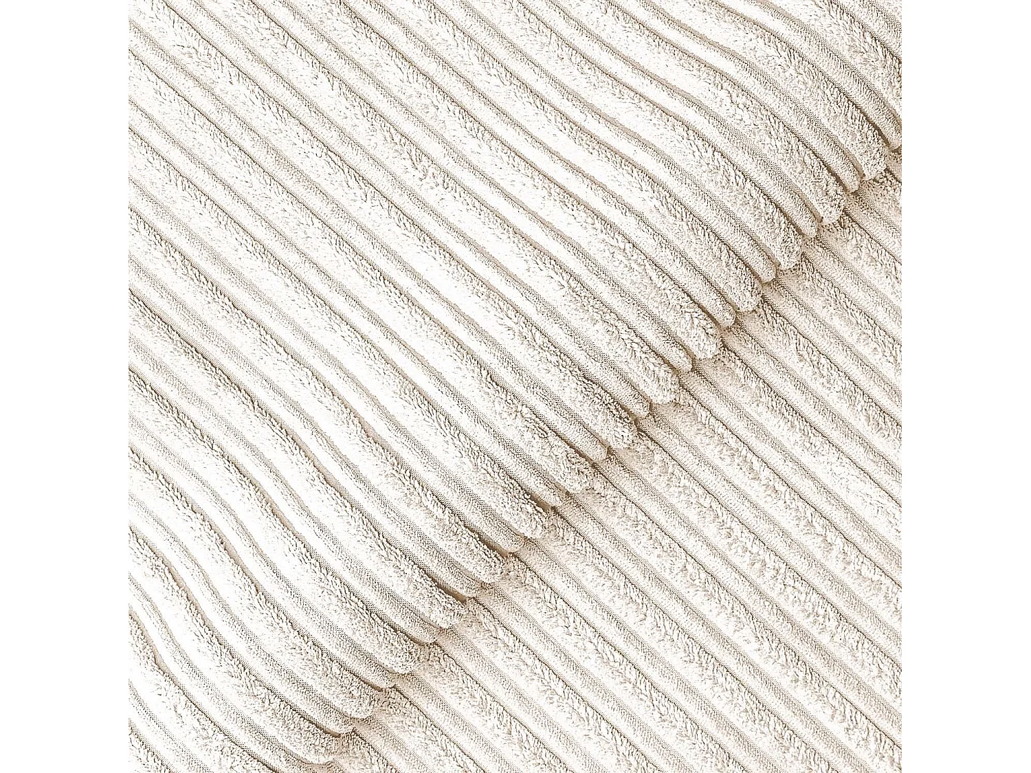Luxor 3 Seater Sofa Scatter Back Fabric Jumbo Cord Cream