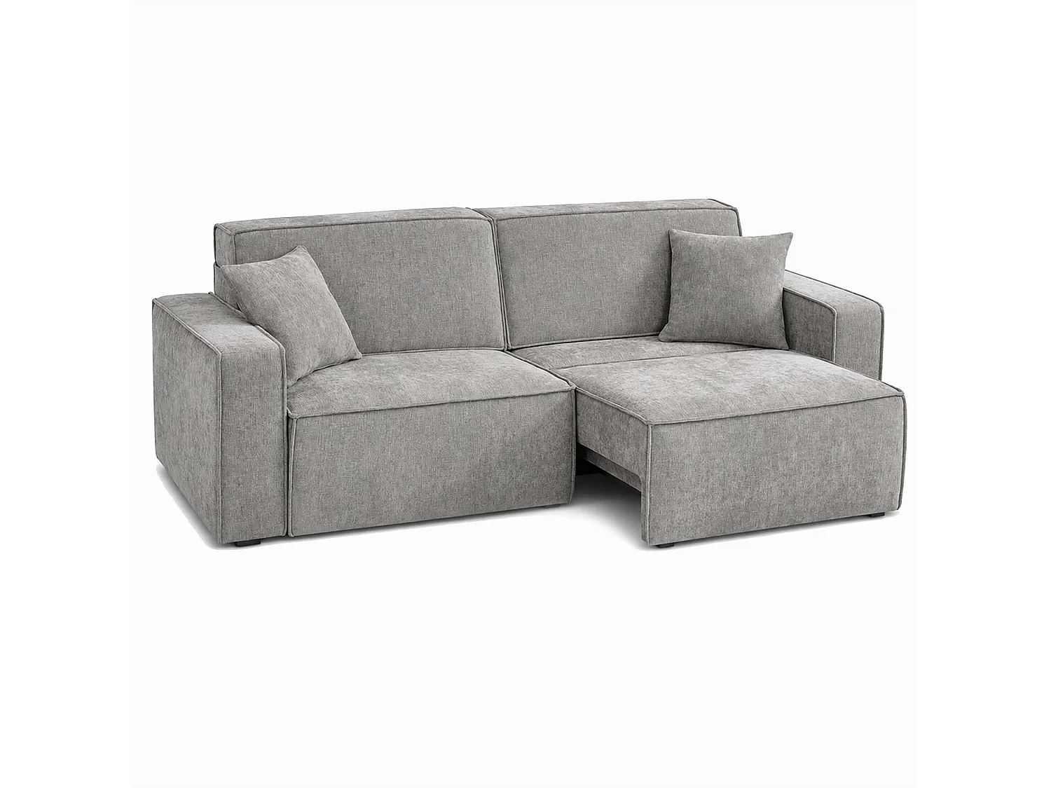 Huxley Grey 3 Seater Electric Sofa Bed with Power Extension