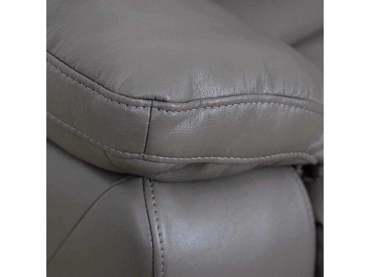 Oxbridge Grey 5 Seater Electric Recliner Corner Sofa LED USB Storage