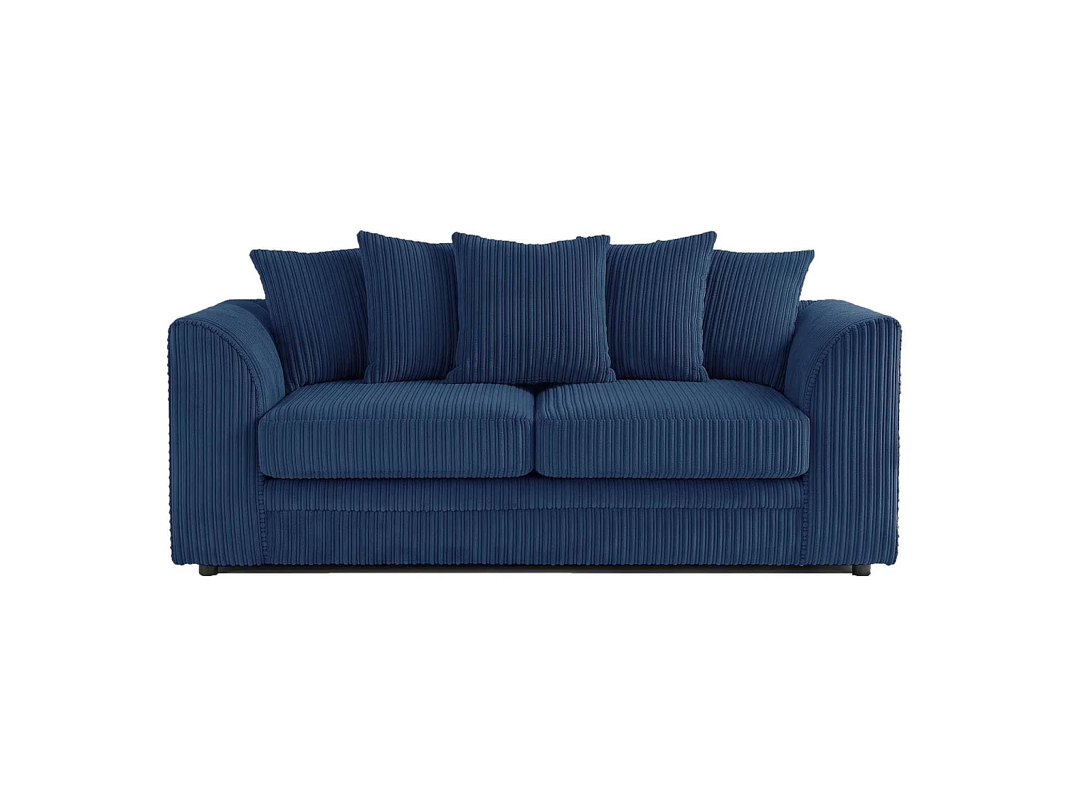 Luxor 3 Seater Sofa Scatter Back Fabric  Marine Blue