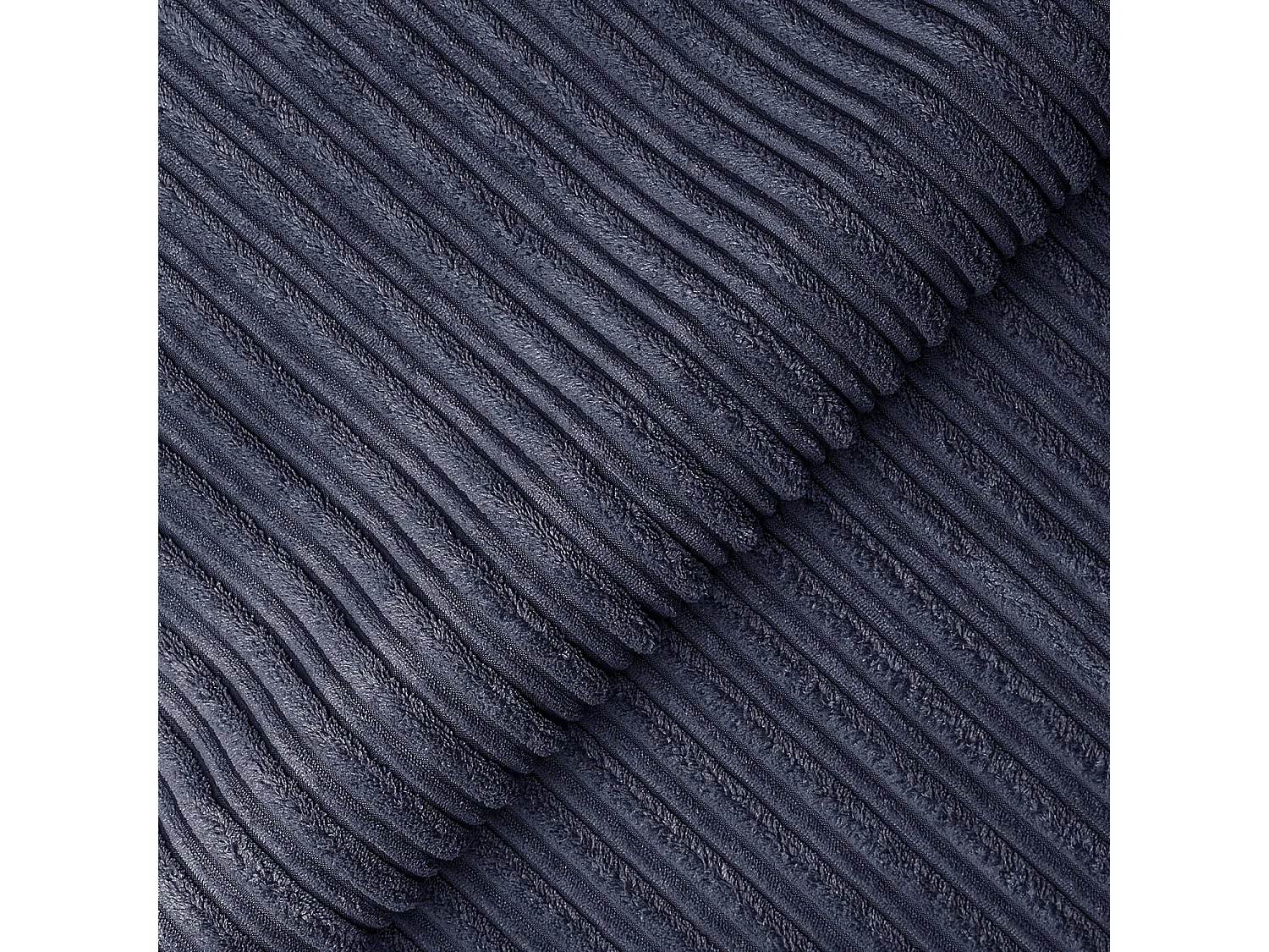 Luxor 2 Seater Sofa Scatter Back Fabric Jumbo Cord Navy Blue