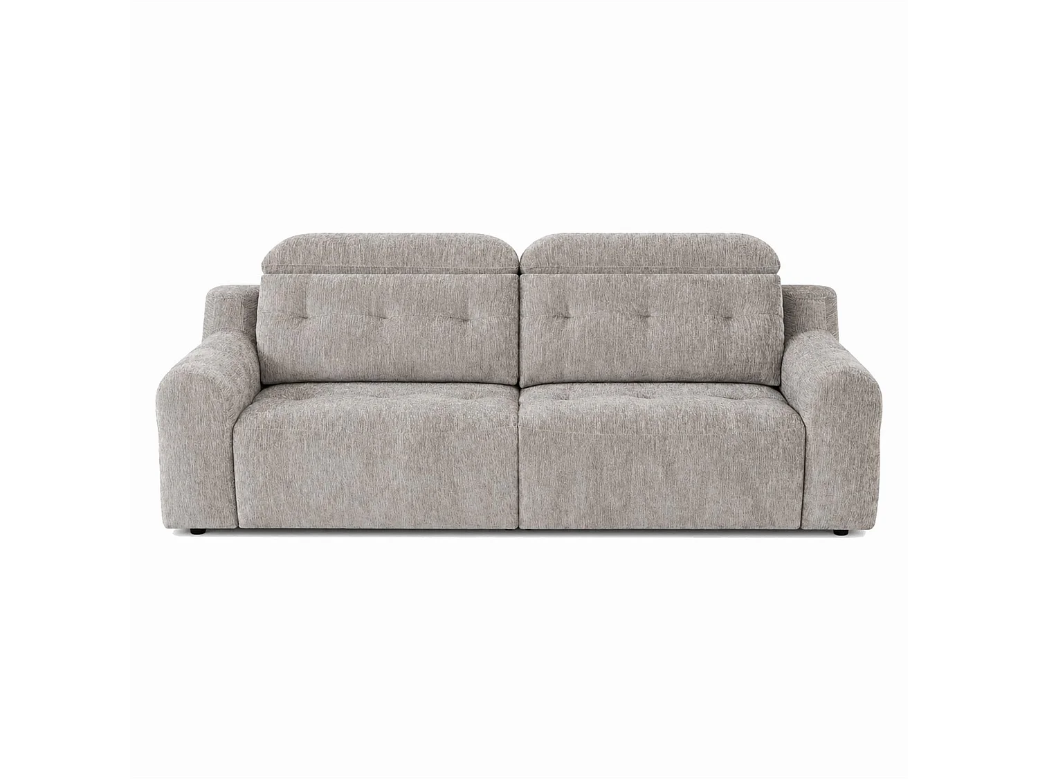 Harrington Grey Electric Sofa Bed Chenille Adjustable Headrests
