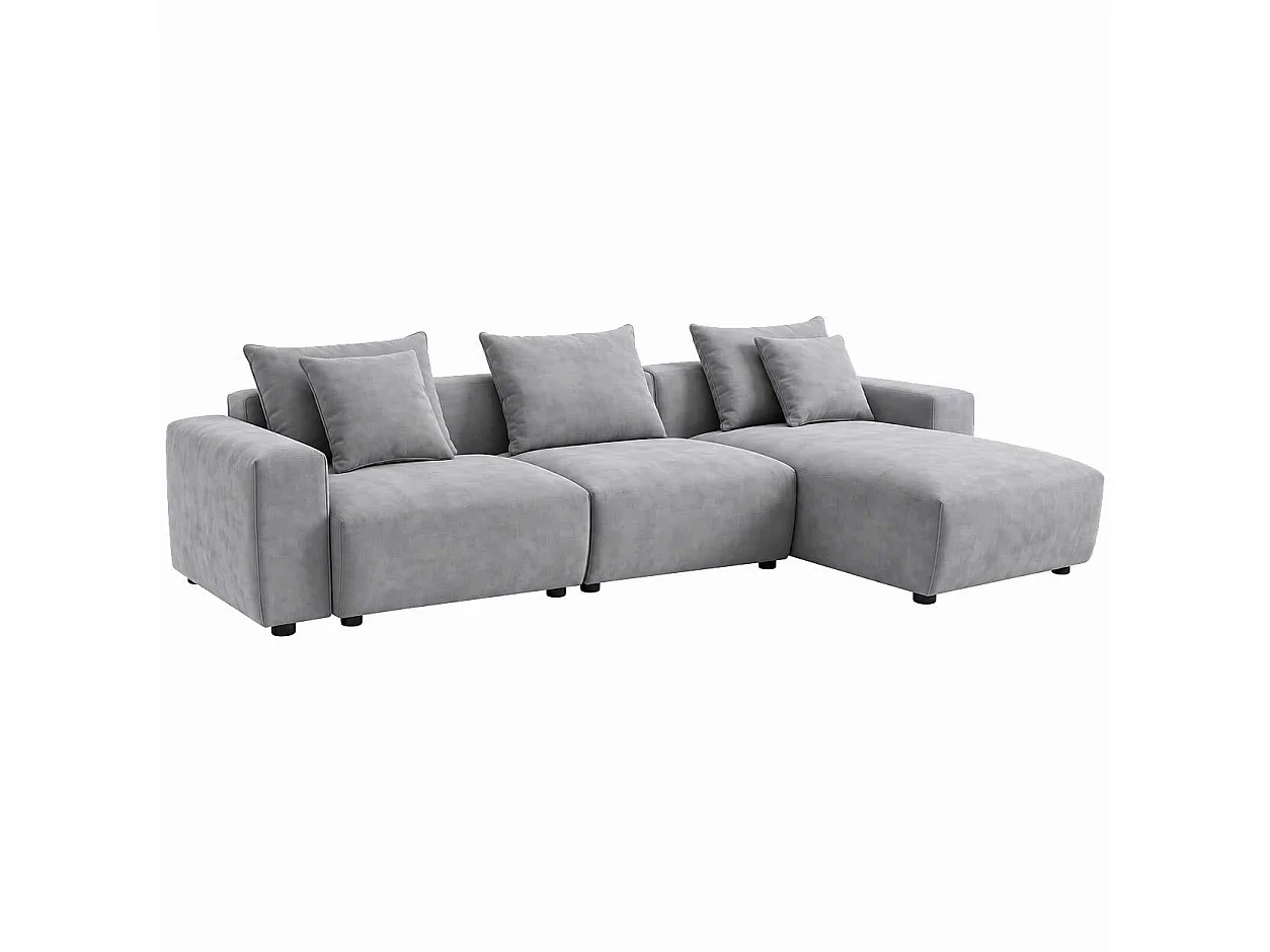 Mayfield Grey Universal Corner Sofa with Reversible Chaise
