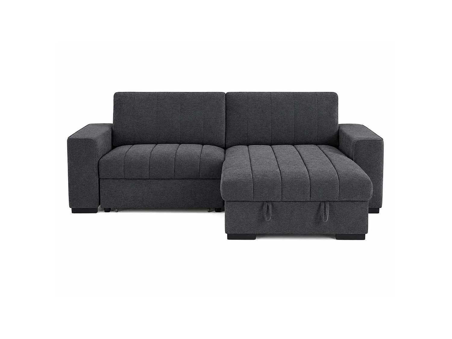 Frankie Grey Universal Corner Sofa Bed with Storage USB & Cupholder