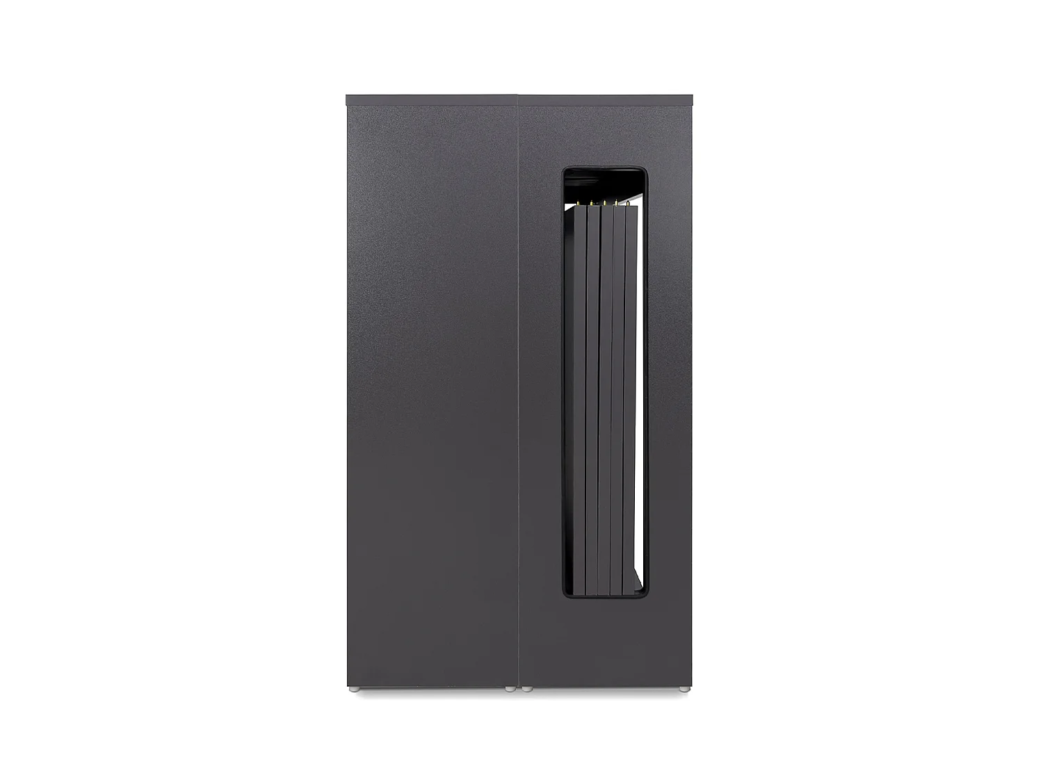 Tavolo consolle allungabile, tavolo da pranzo 45/300×90 cm grigio antracite - Atena