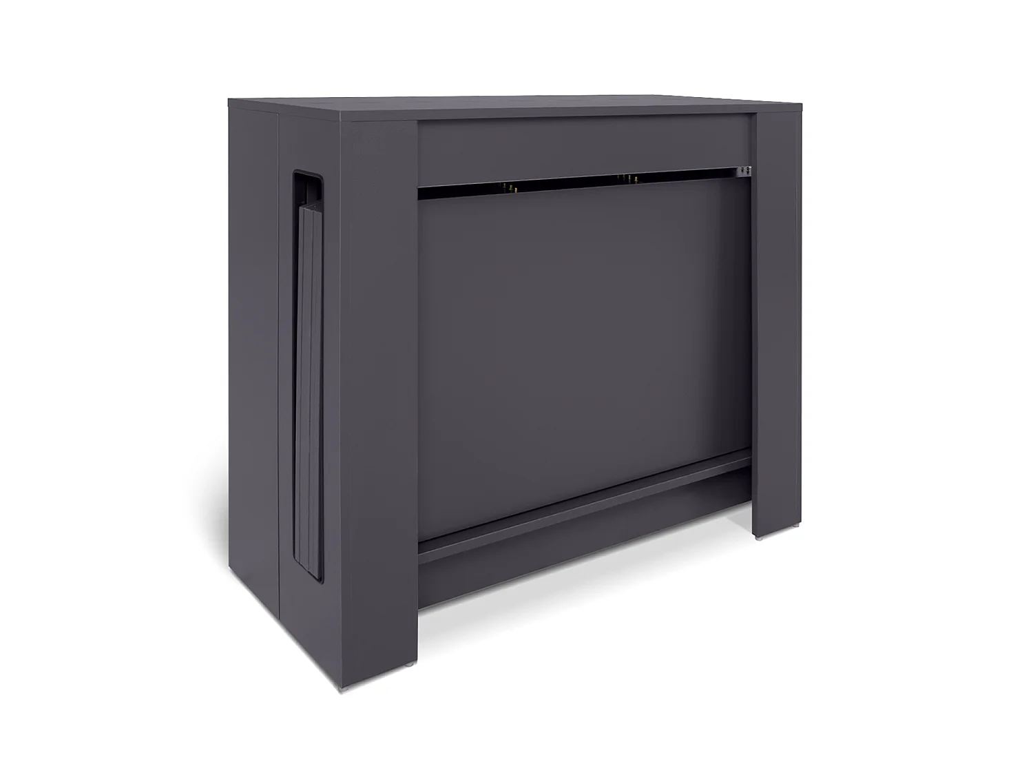 Tavolo consolle allungabile, tavolo da pranzo 45/300×90 cm grigio antracite - Atena
