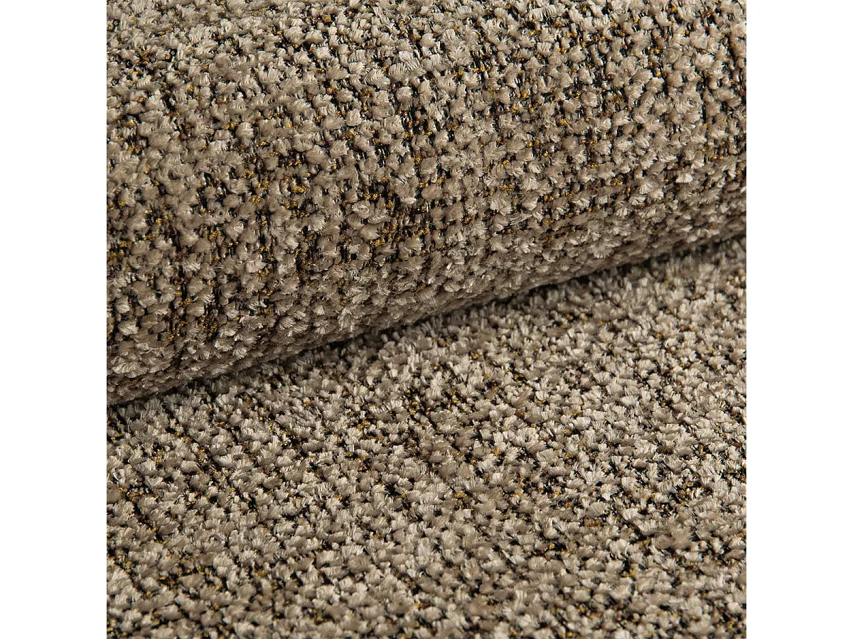 Hoekbank BELARO, met slaapfunctie, Chenille Beige