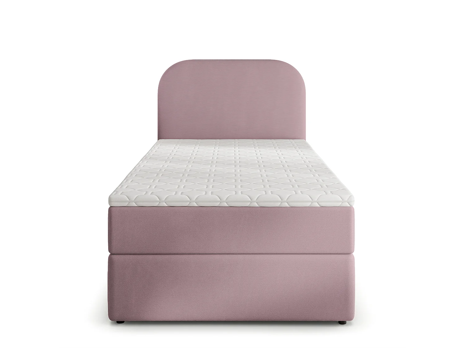 Lit continental CERIA 100x200 cm, Rosée