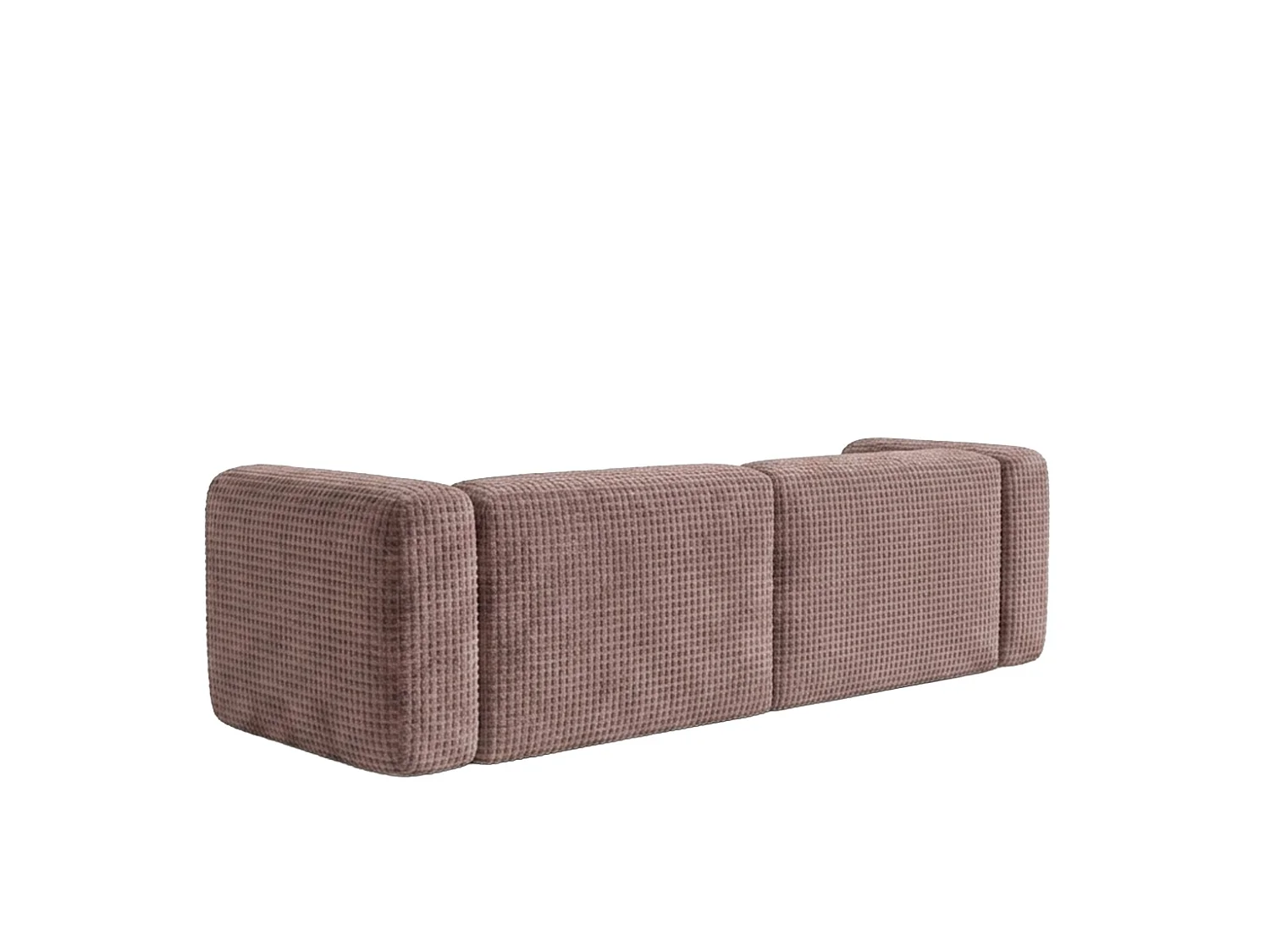 Hoekbank in L-vorm mini, chenillestof Cremona, Taupe, Links, GRETA