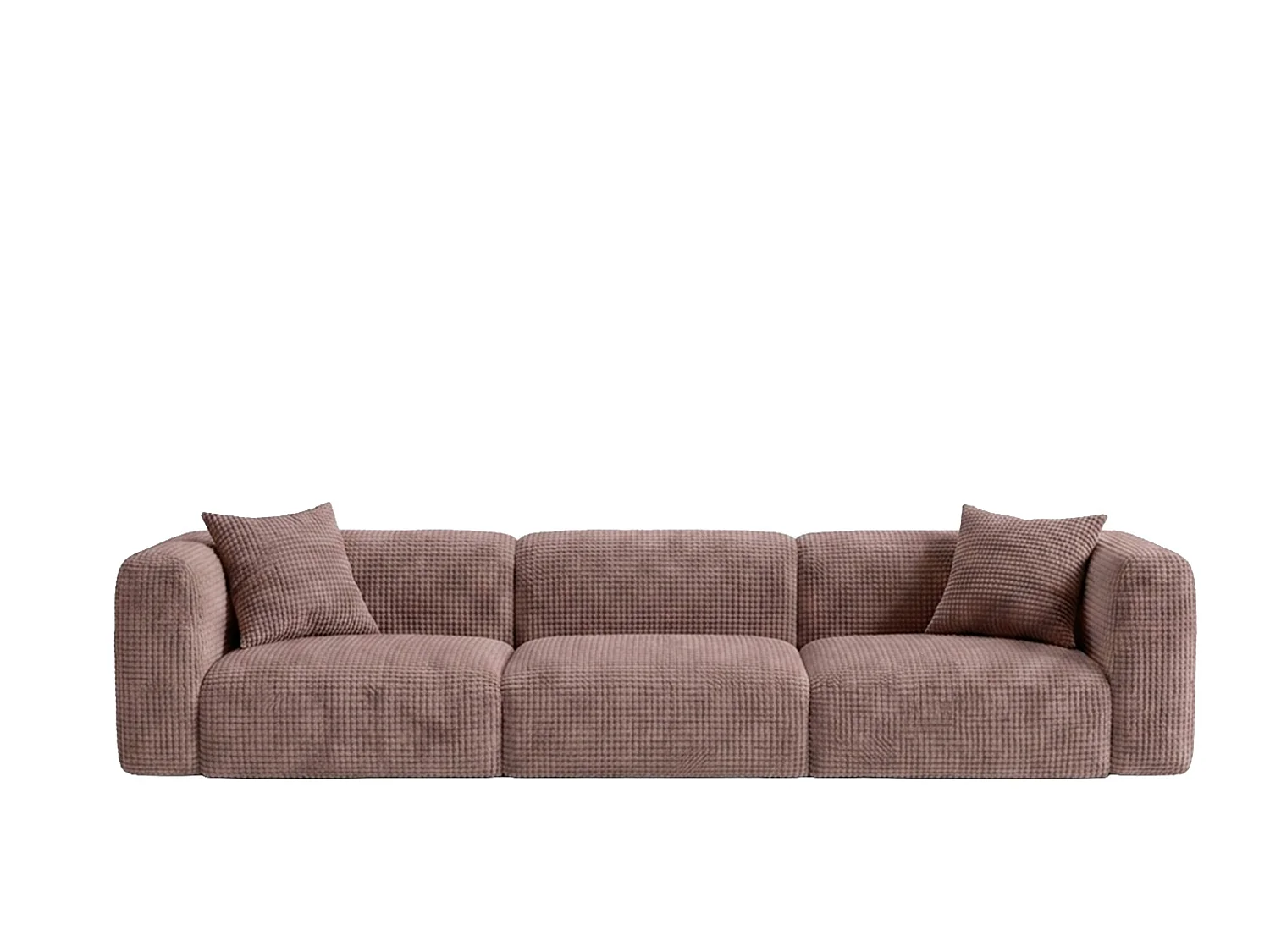 Sofa trzyosobowa, tkanina szenil Cremona, Taupe, GRETA
