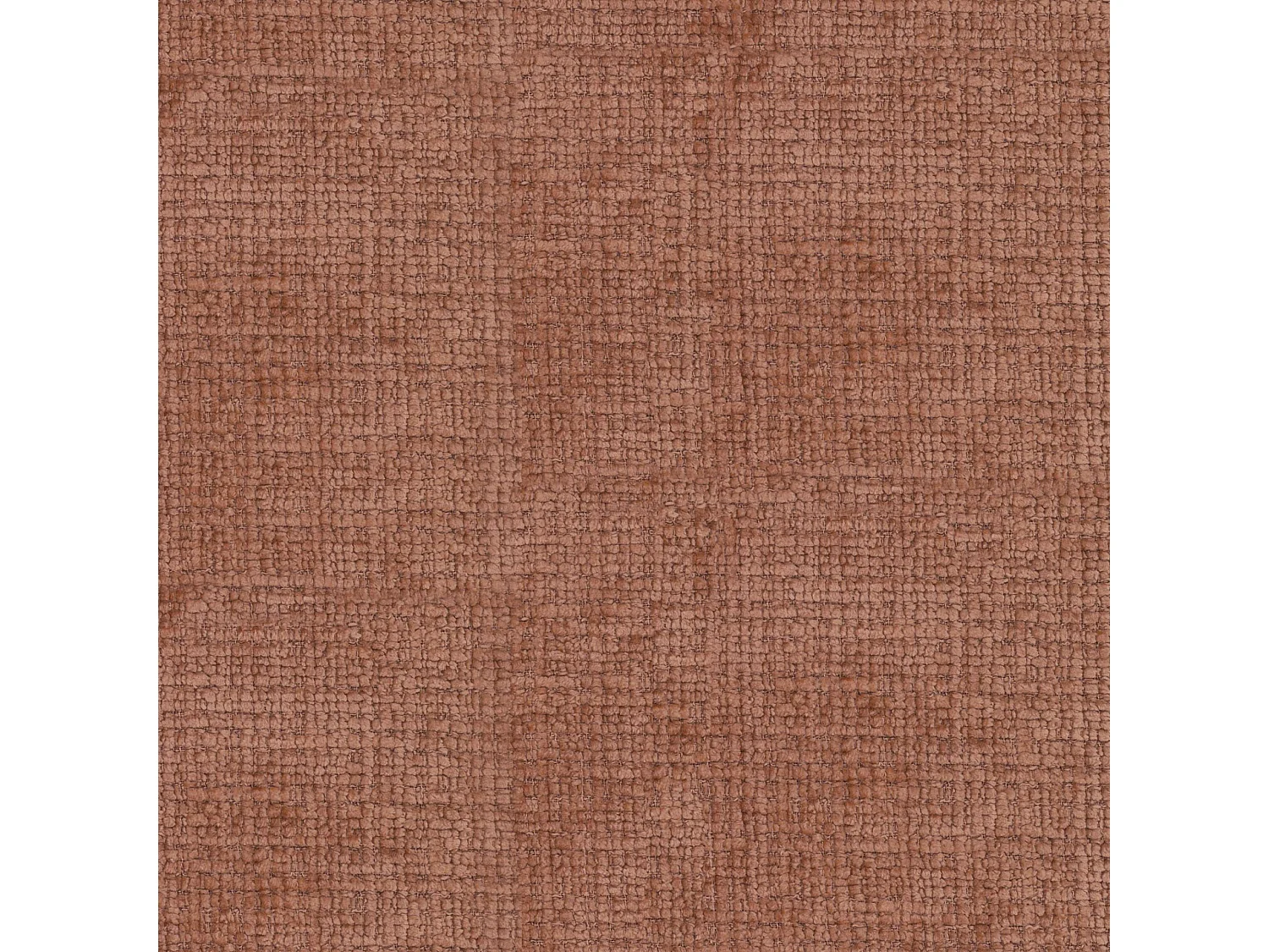 Pouf, repose-pieds, tissu chenille Cremona, Cuivre, GRETA