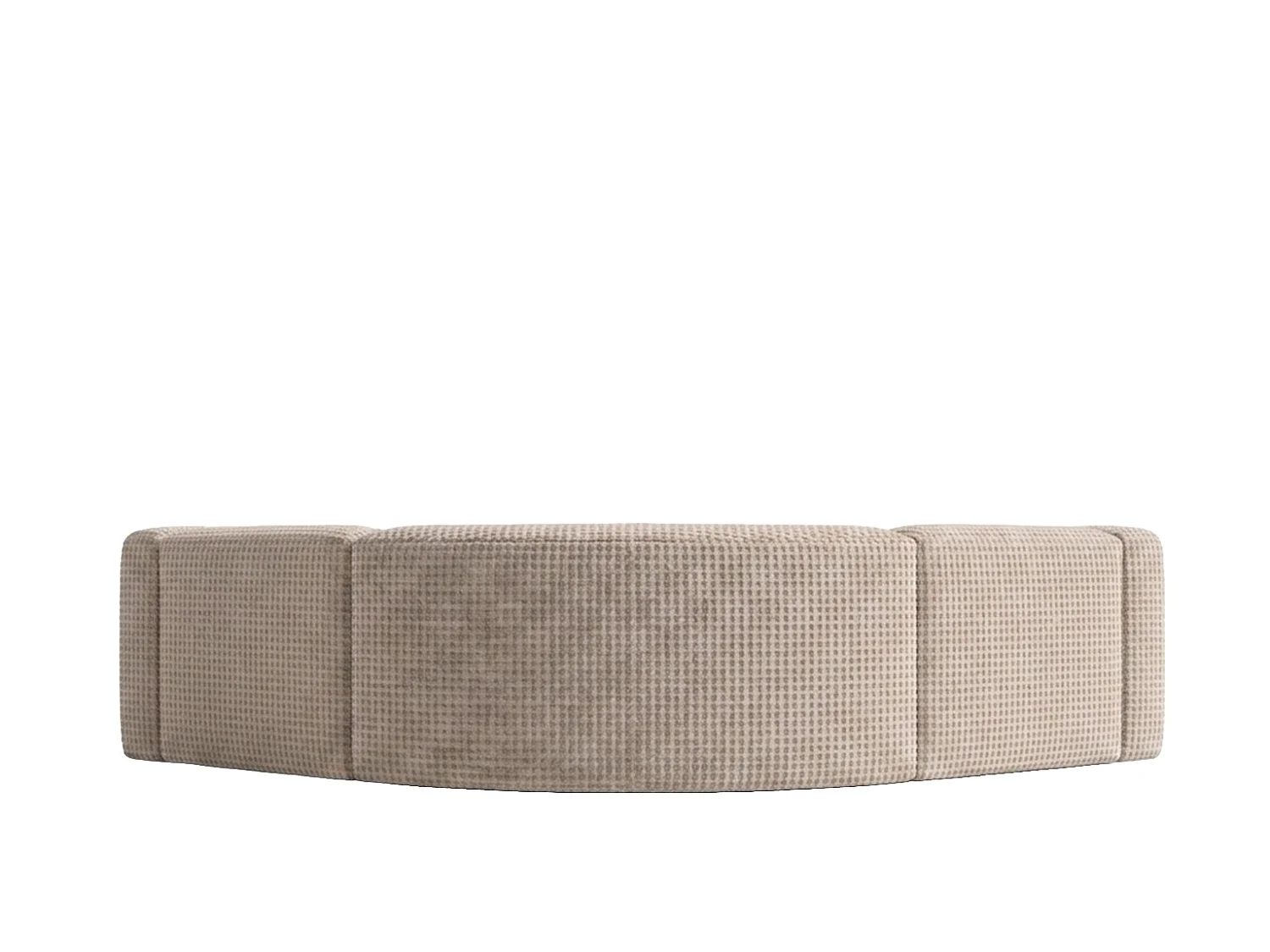 Canapé d’angle modulaire, Corner mini, tissu chenille Cremona, Beige, GRETA