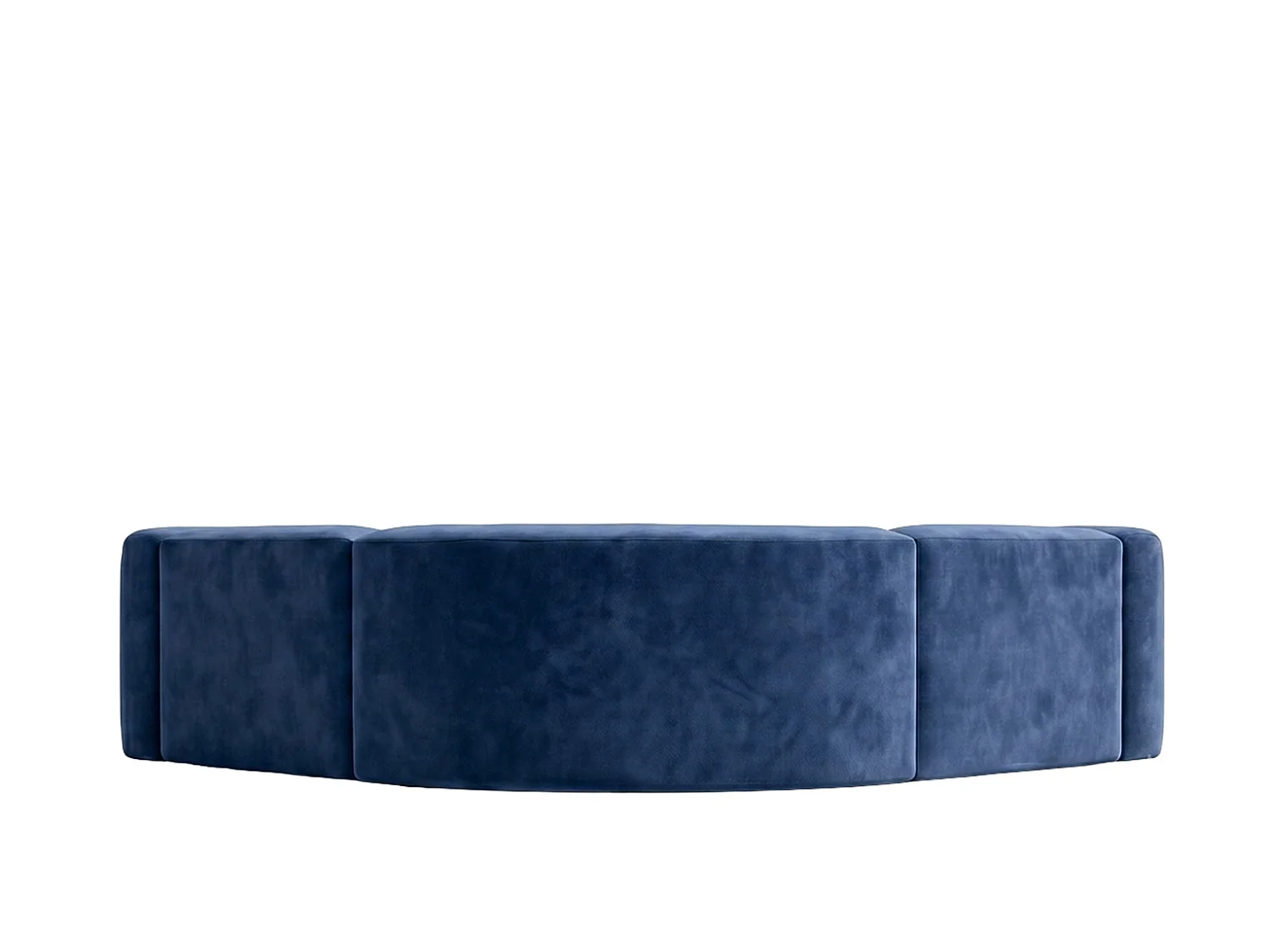 Narożnik modułowy, Corner mini, tkanina Velvet Bluvel, Atramentowy, GRETA