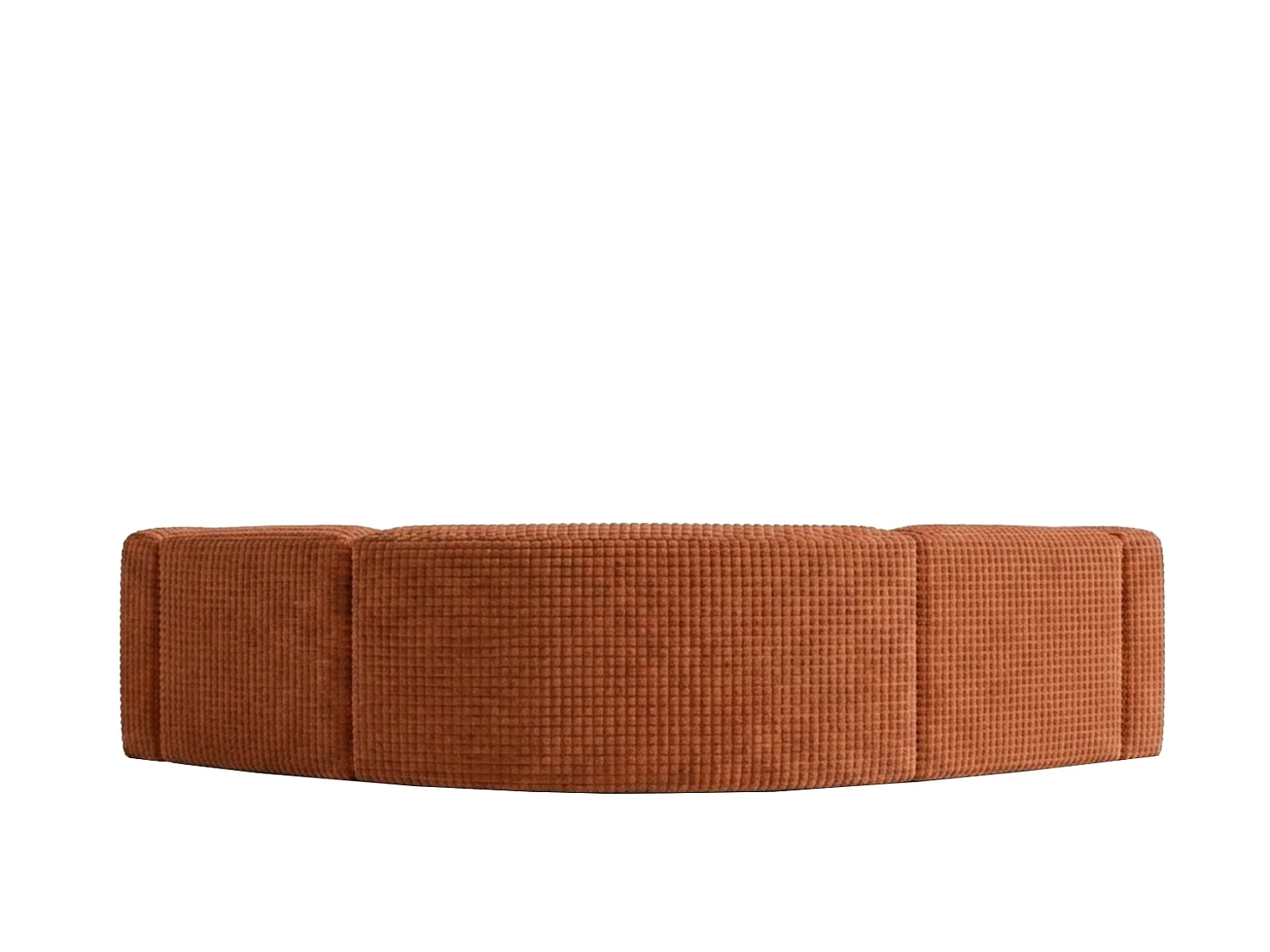 Canapé d’angle modulaire, Corner mini, tissu chenille Cremona, Cuivre, GRETA
