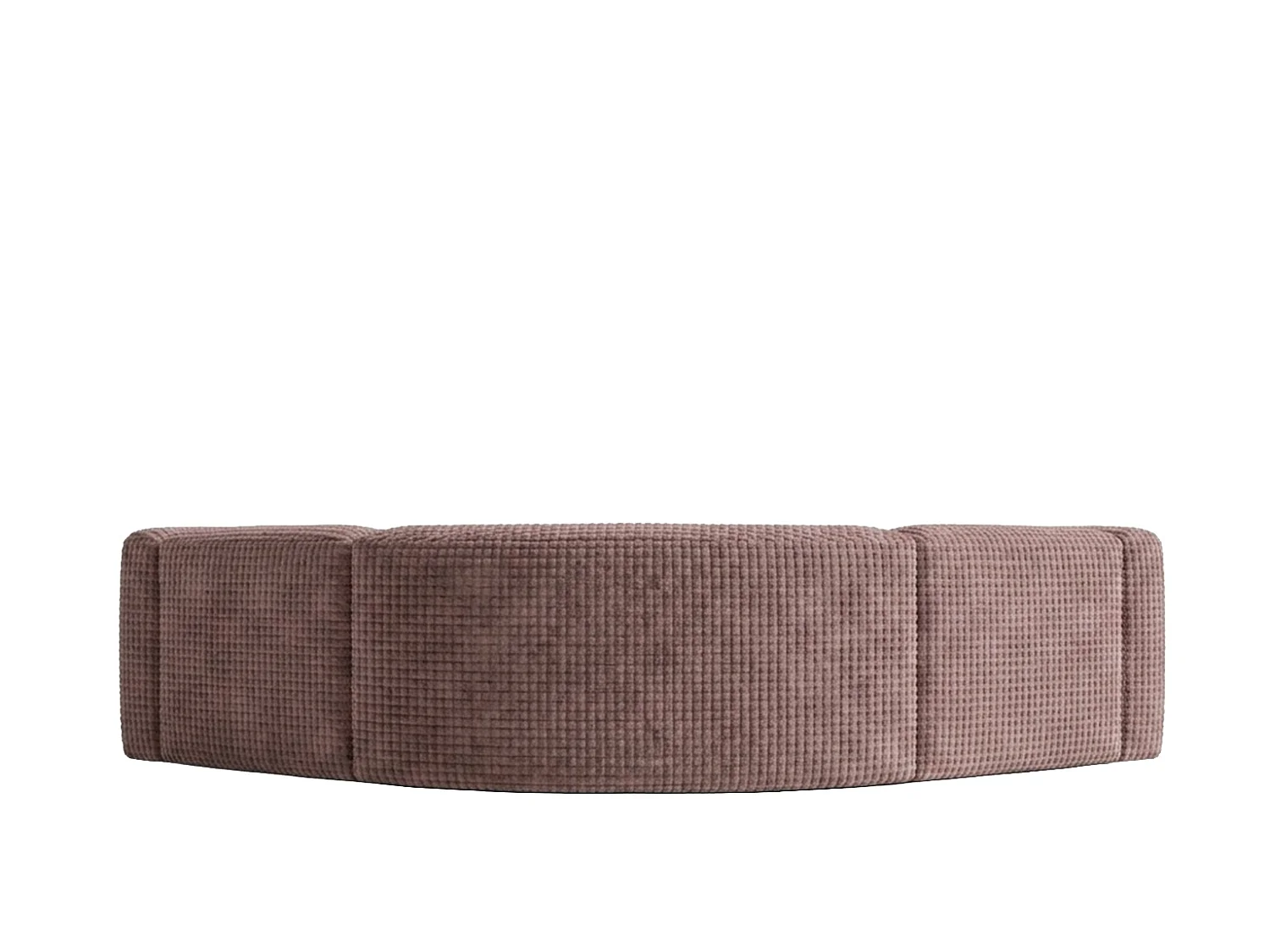 Canapé d’angle modulaire, Corner mini, tissu chenille Cremona, Taupe, GRETA